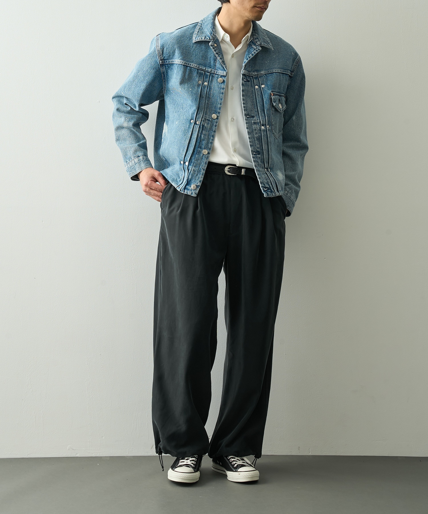 別注 2Pleated Wide-leg Easy Pants YOKE