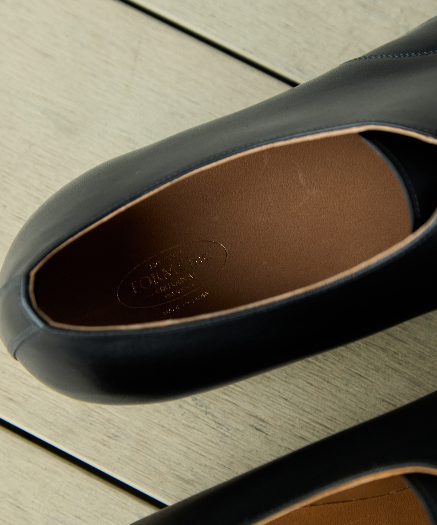 Blucher plain toe forme