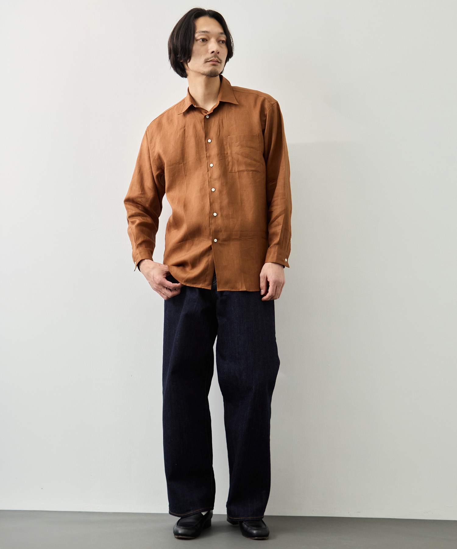 LINEN STANDARD SHIRT FUJI