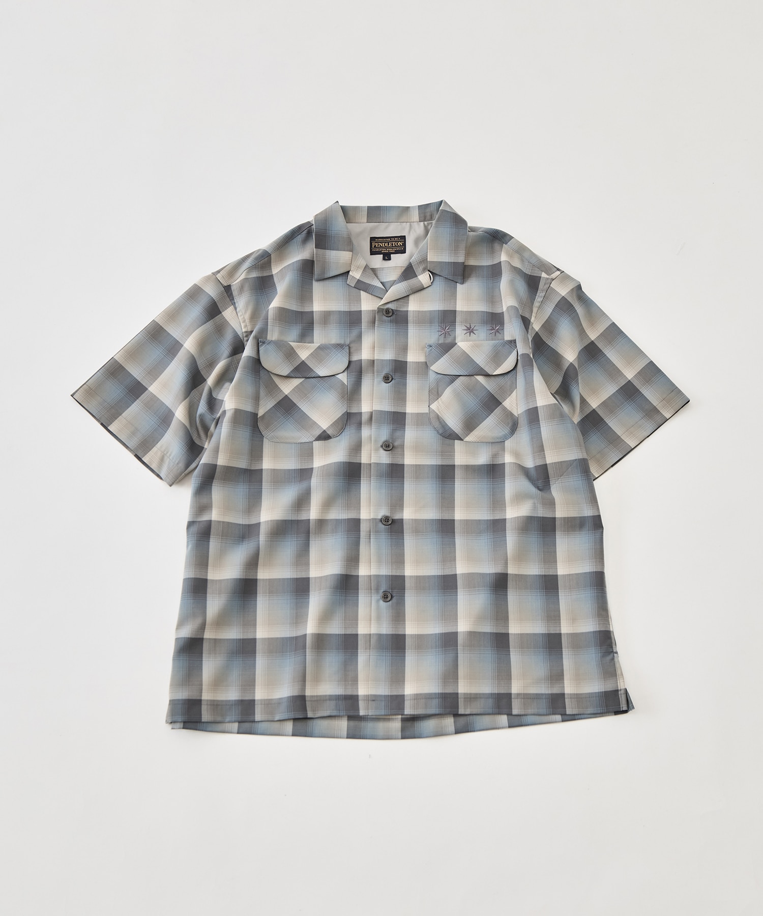 【PENDLETON×GDC】Open Collar Shirt S／S GDC