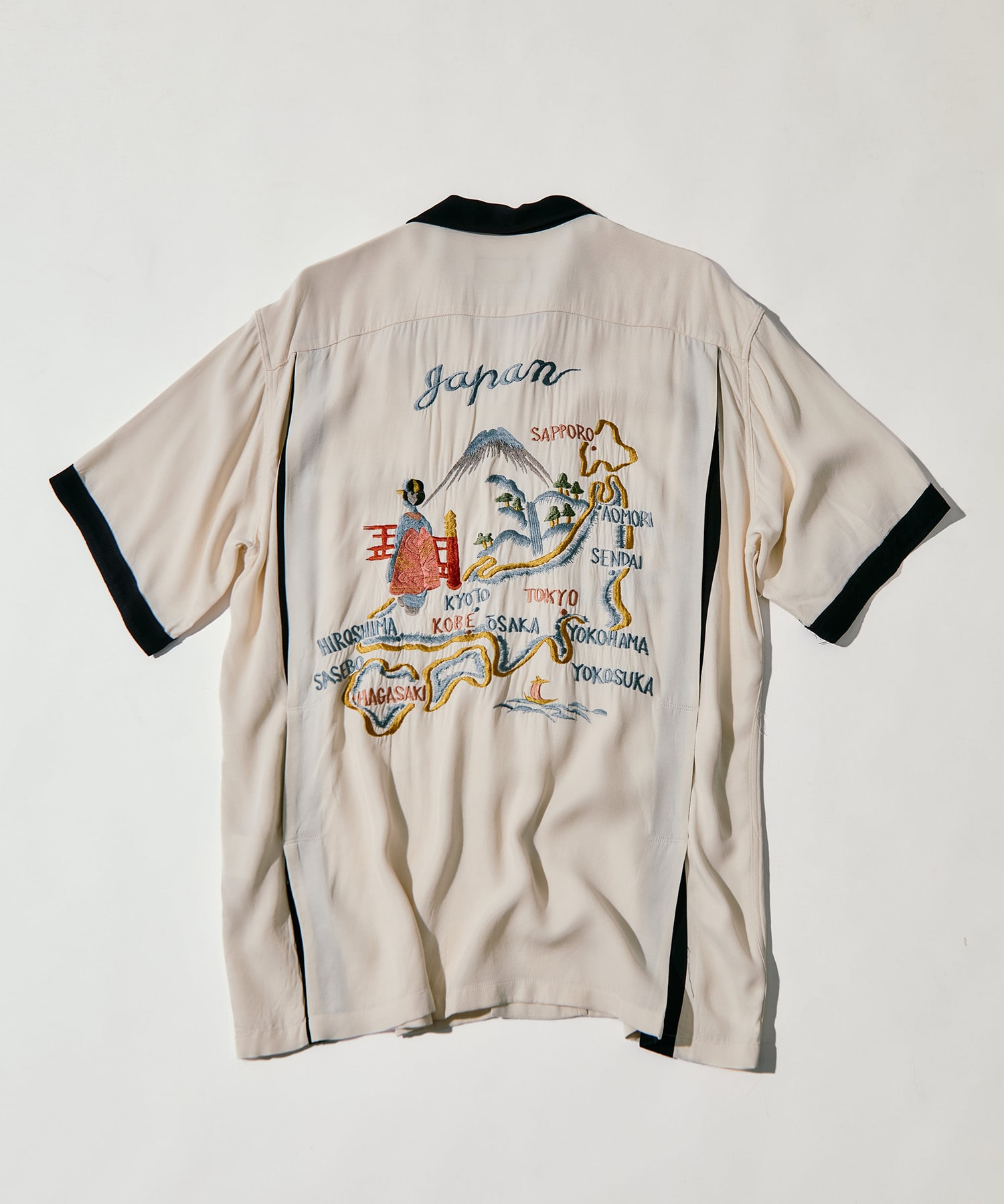 SUKA SHIRT JAPAN MAP TAILOR TOYO