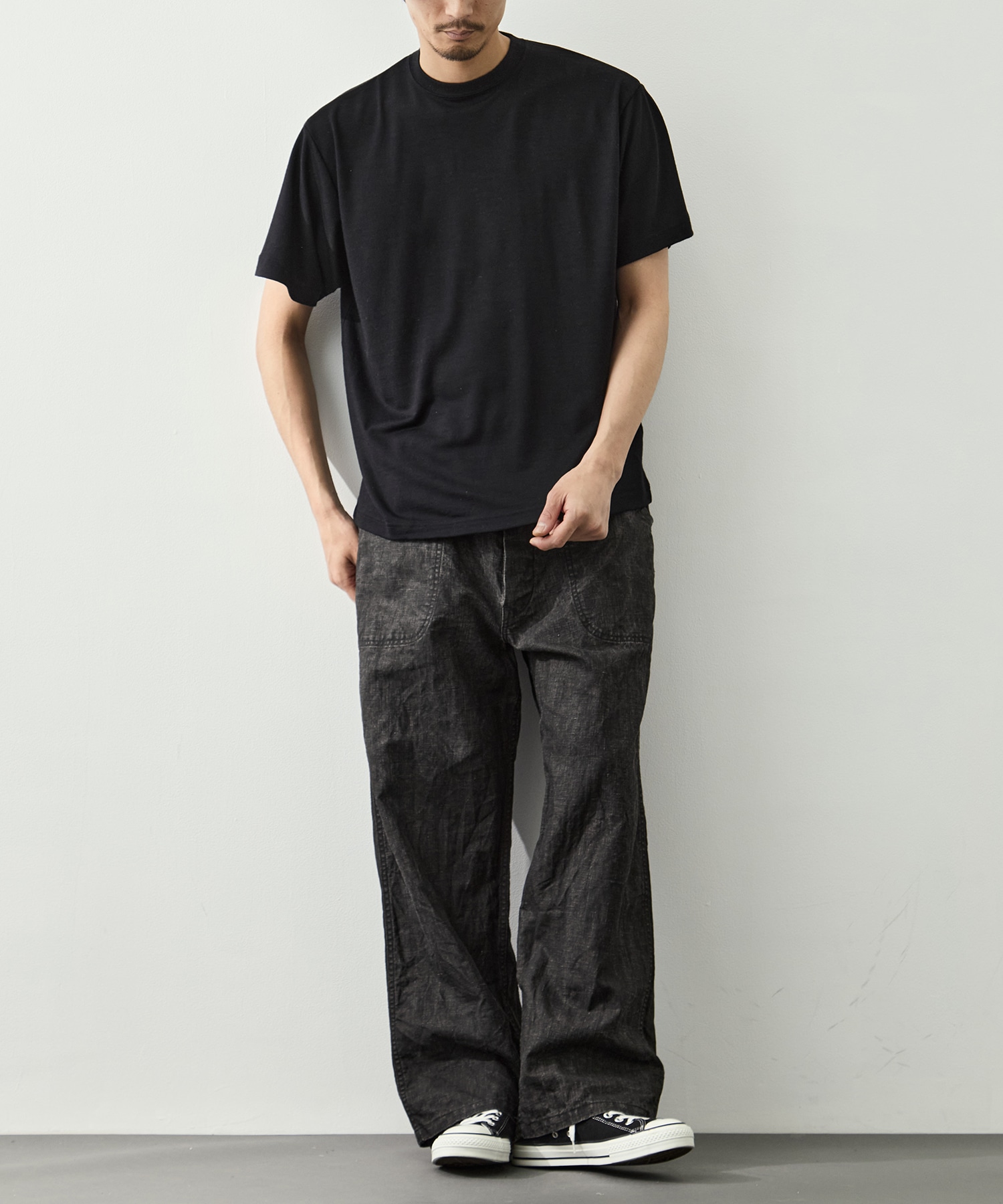 WOOL S/S T-SHIRT FUJI