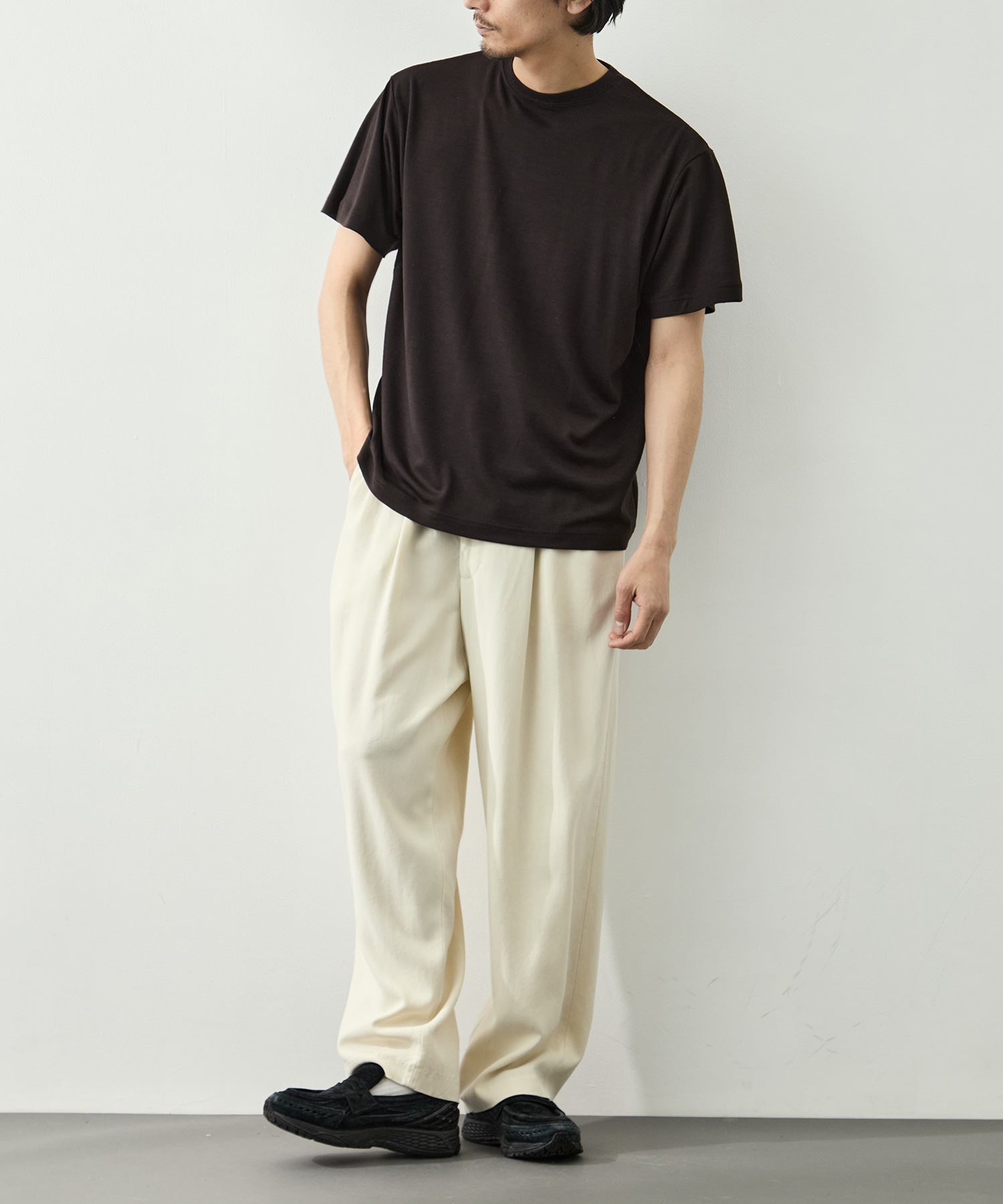 WOOL S/S T-SHIRT FUJI