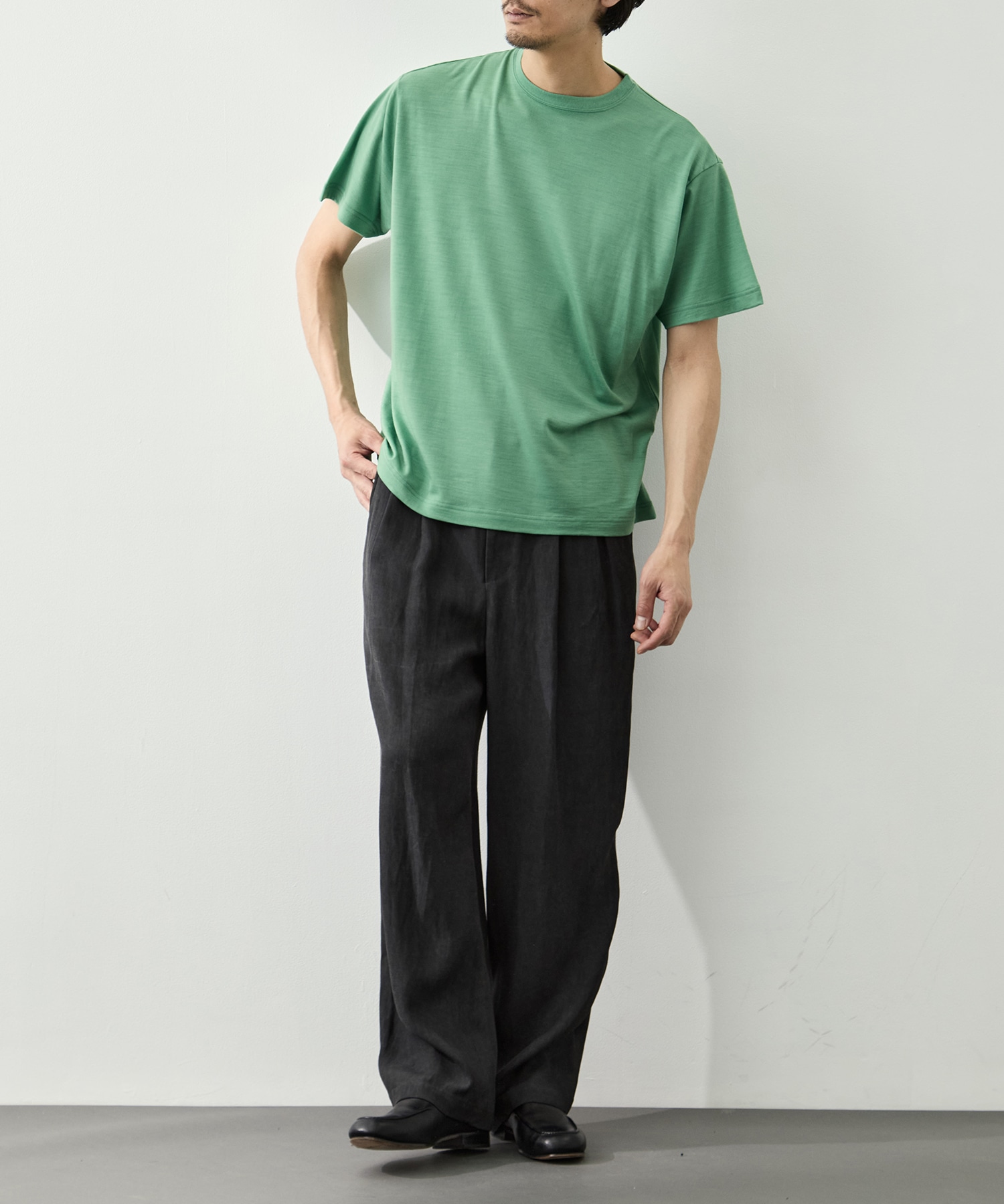 WOOL S/S T-SHIRT FUJI