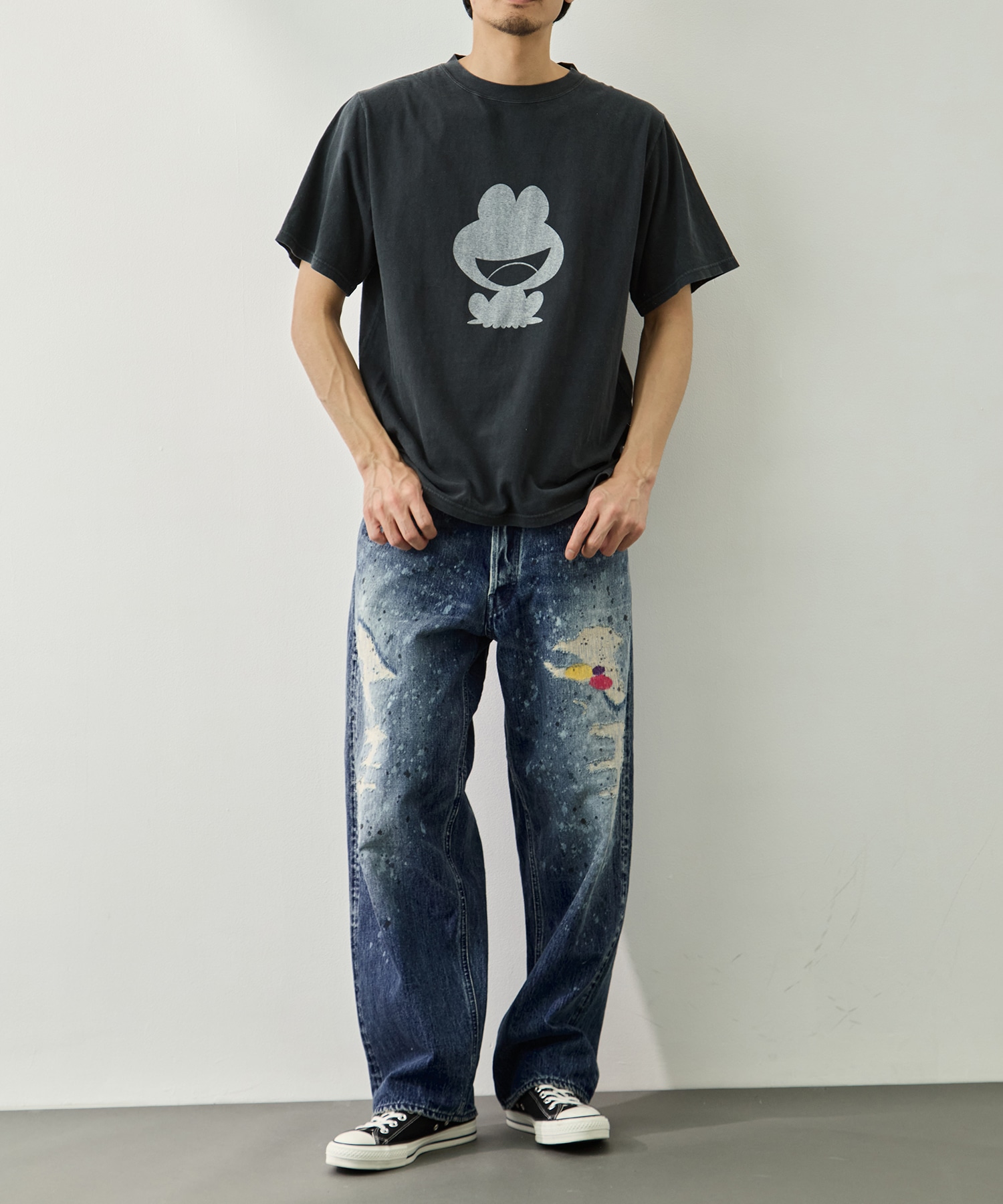 HARD SP加工20/-天竺レギュラーT(FROG) REMI RELIEF