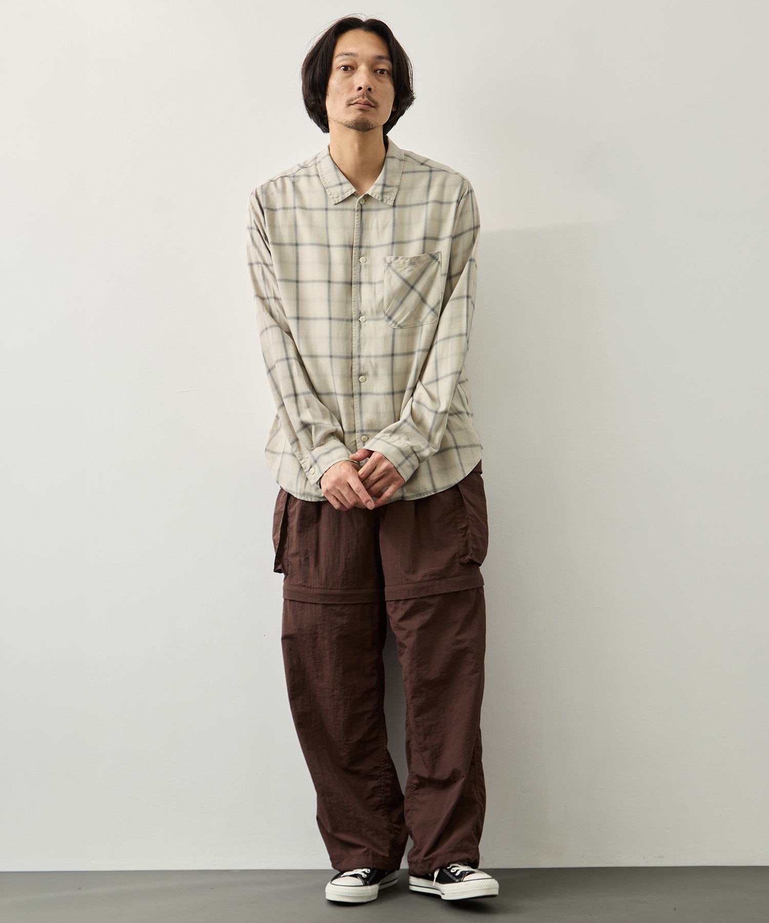 Nylon Taffeta Convertible Pants PHEENY