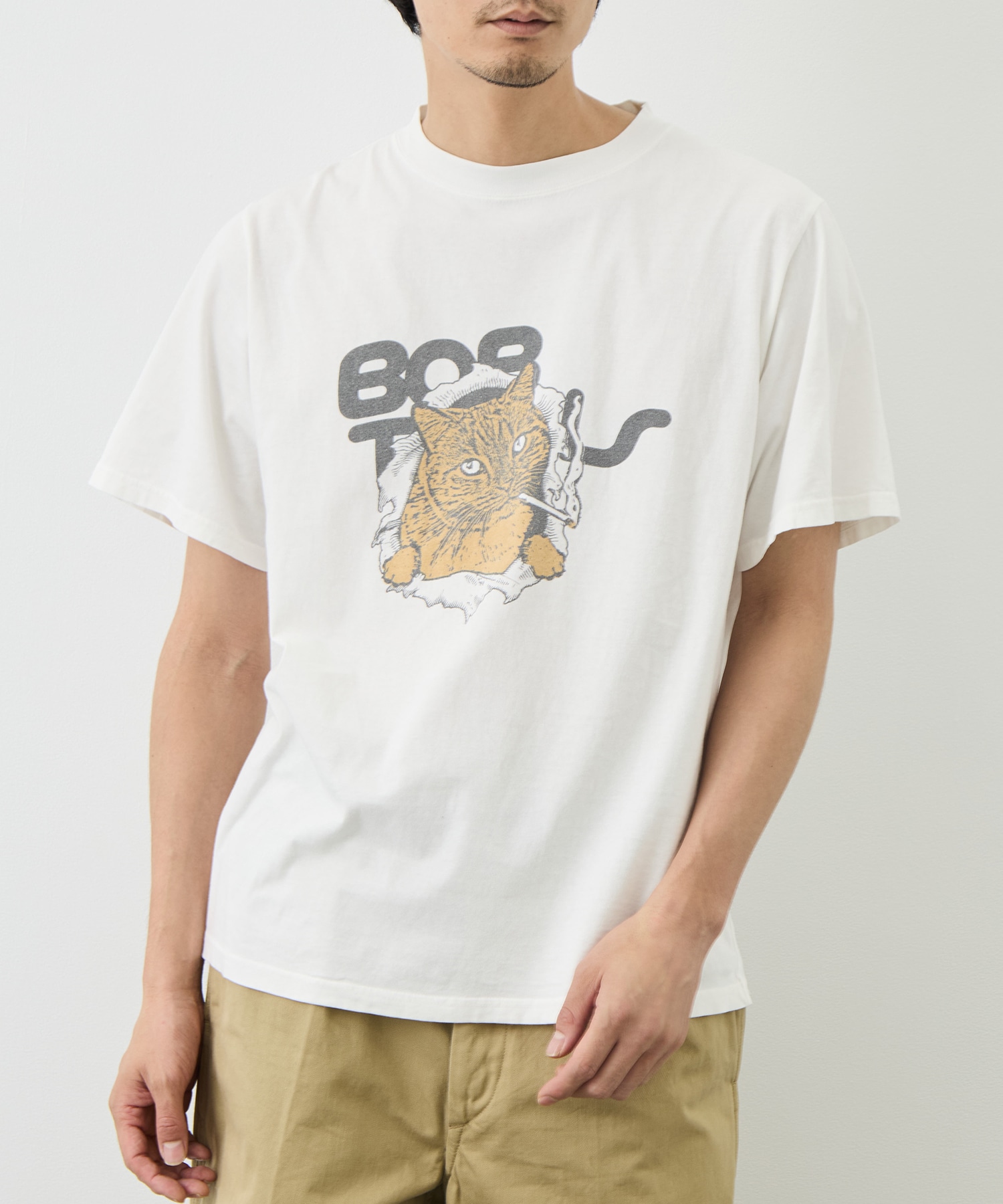 別注 HARD SP加工20/-天竺レギュラーT(BOB) REMI RELIEF