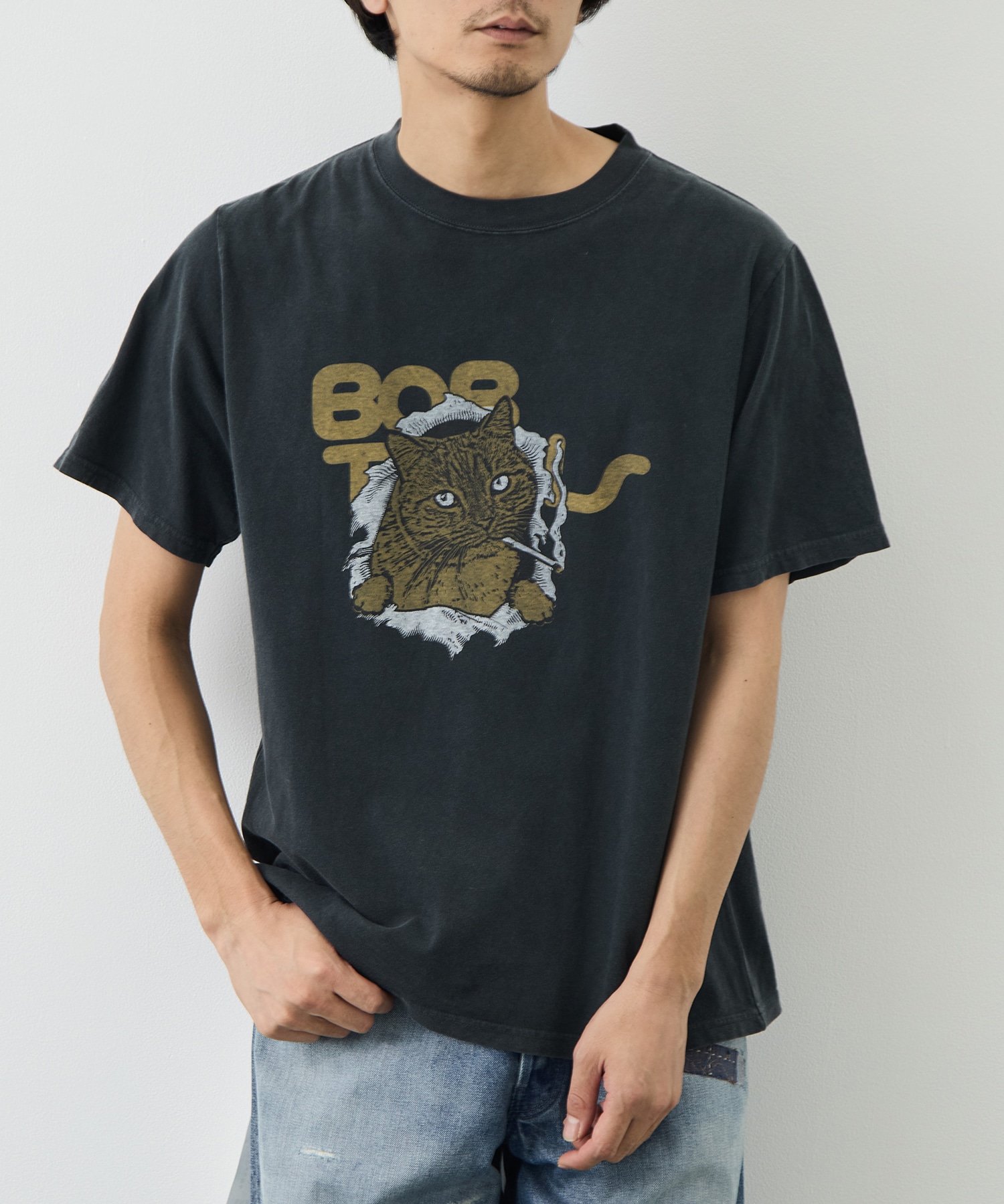 別注 HARD SP加工20/-天竺レギュラーT(BOB) REMI RELIEF