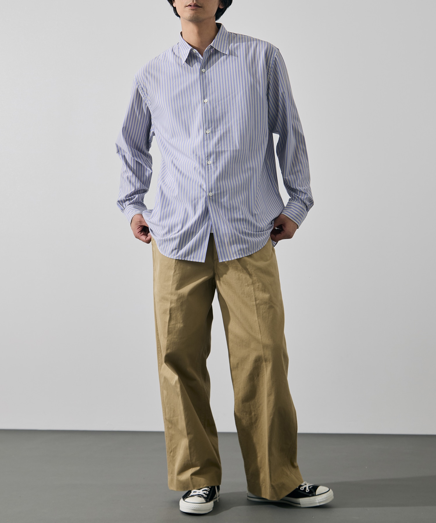 46G Stripe Modest Shirt KANEMASA PHIL.
