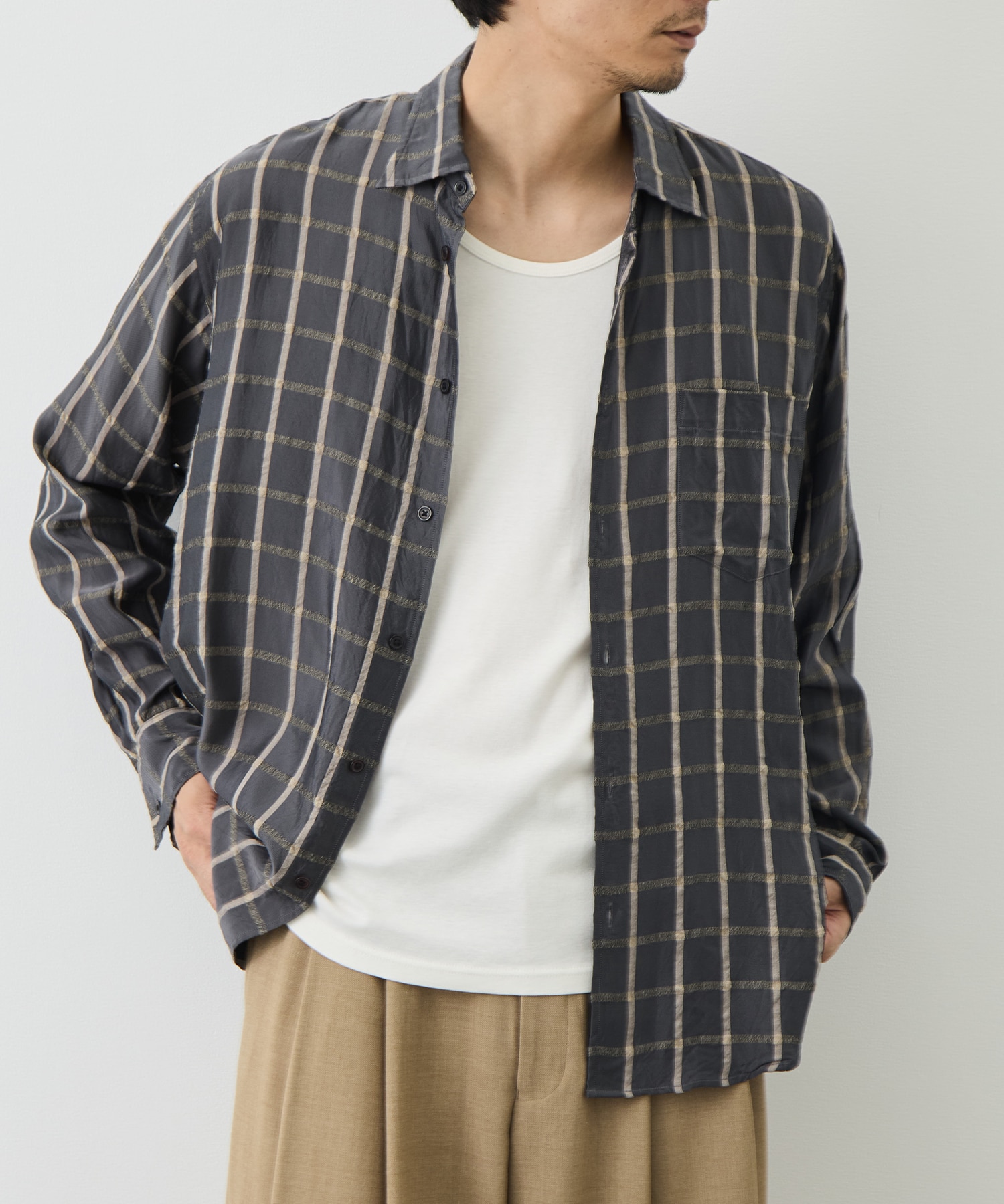 SEMI SPREAD COLLAR SHIRT marka