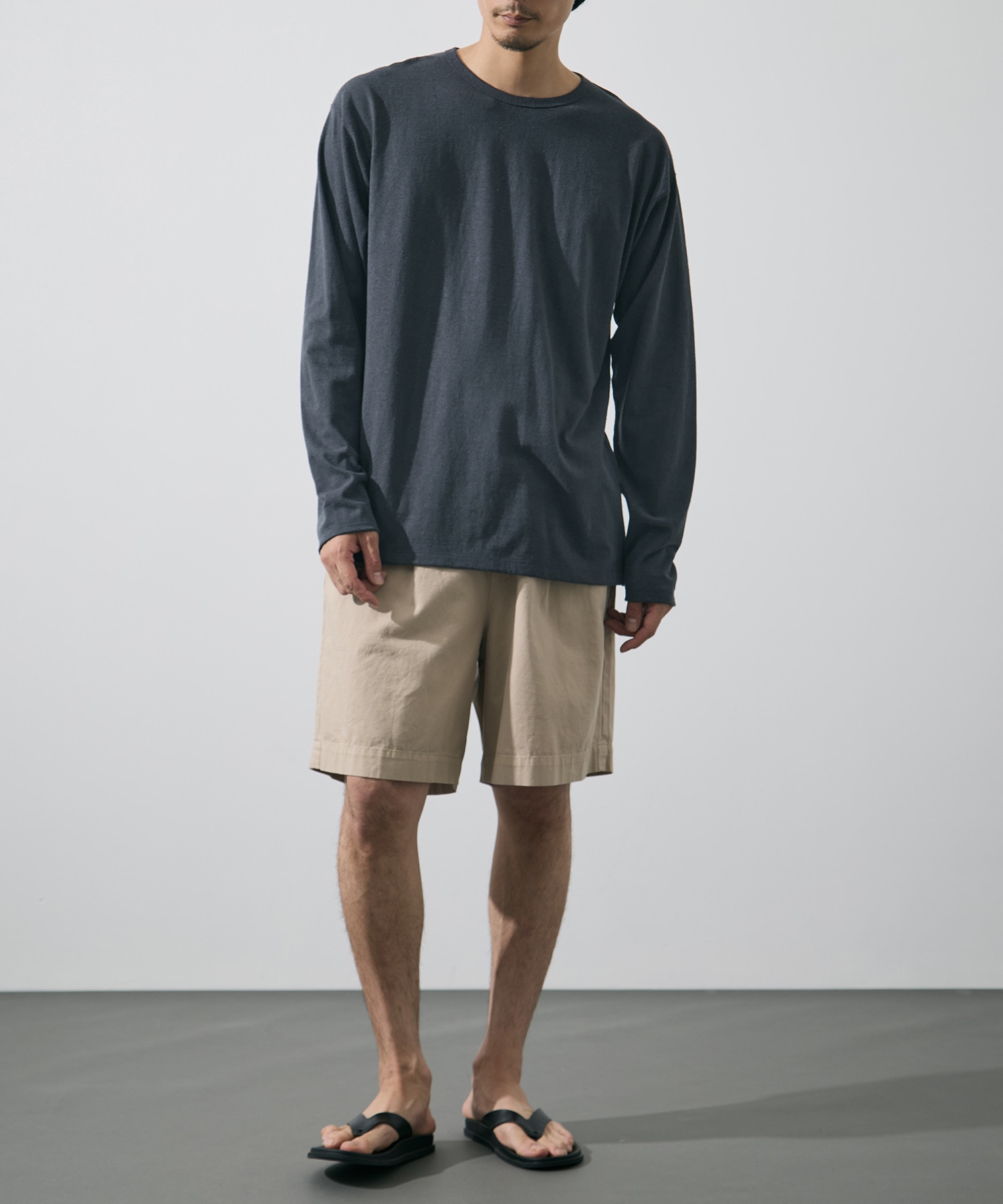 COTTON SILK NOIL PULLOVER YLEVE