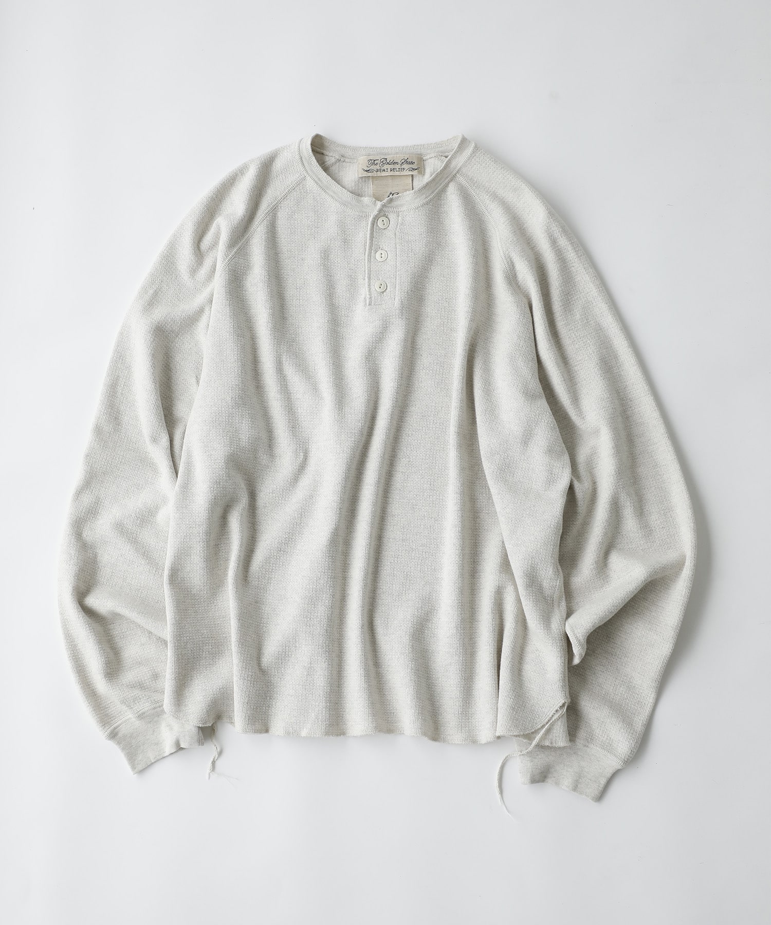 WタックラグランヘンリーネックロンT REMI RELIEF