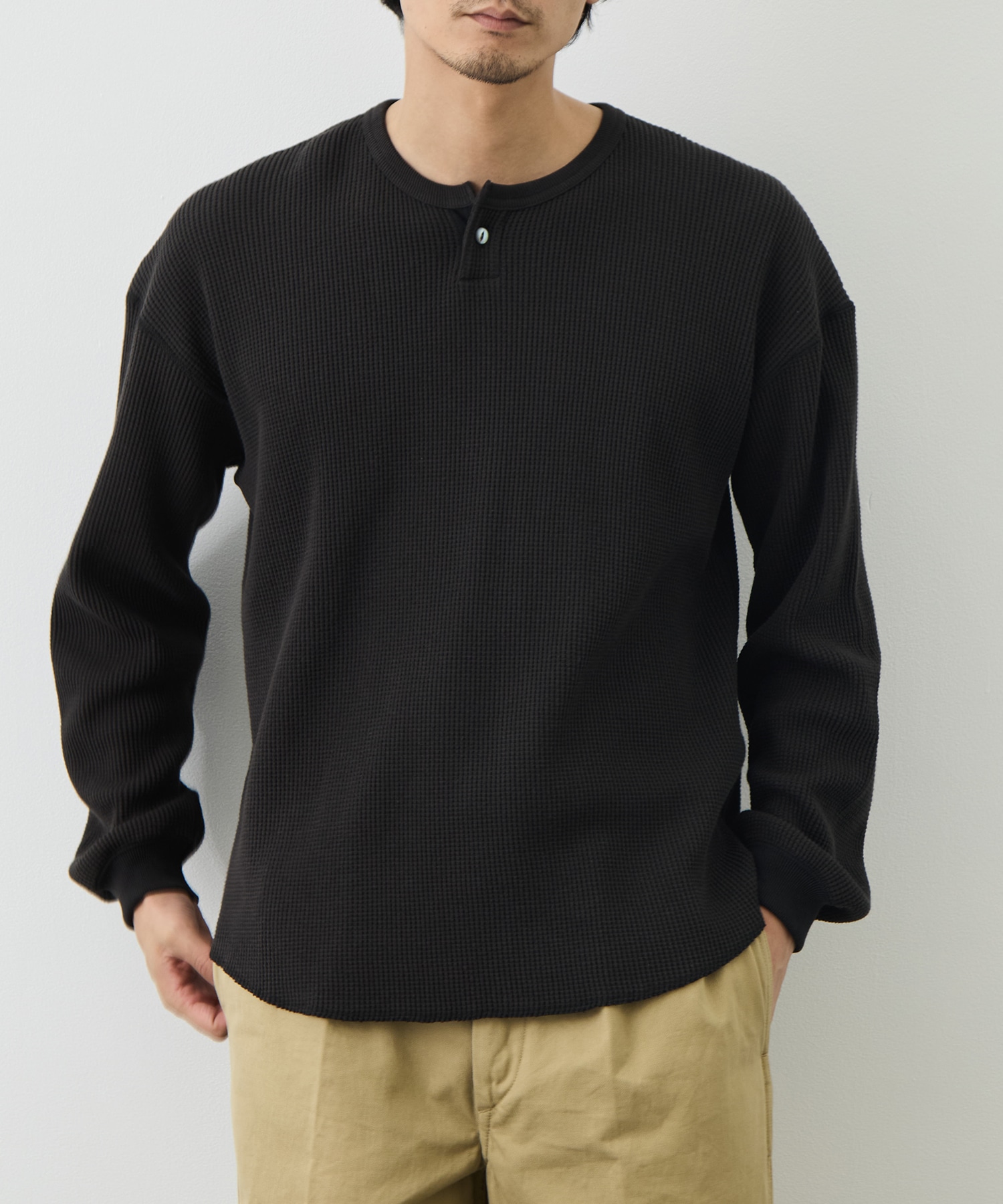 Thermal Henley Long-sleeve Shirt is-ness
