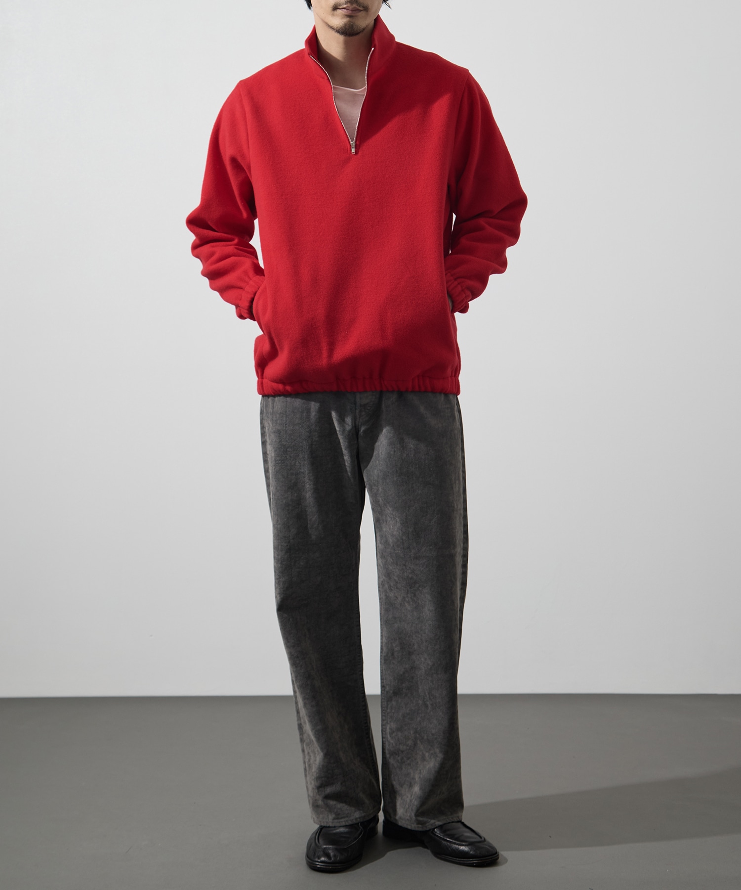 BRUSHED WOOL PULLOVER FUJI