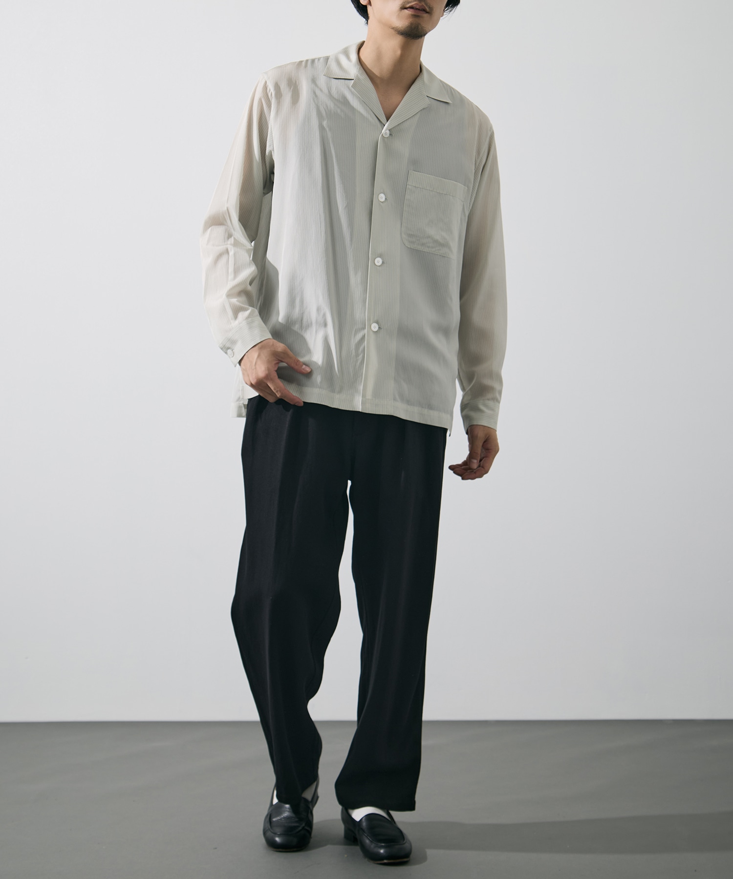 WASHI PAPER TWILL TROUSERS YLEVE