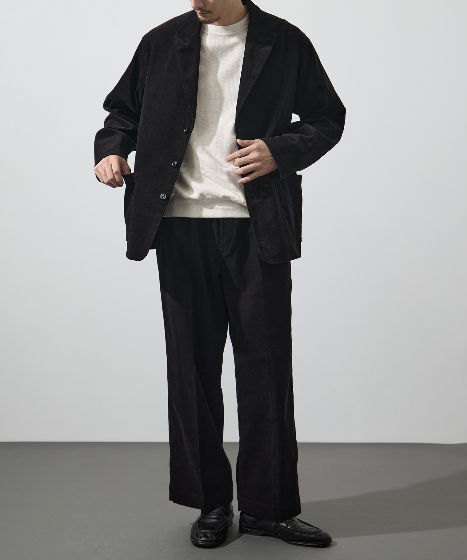 Corduroy Military Trousers blurhmsROOTSTOCK