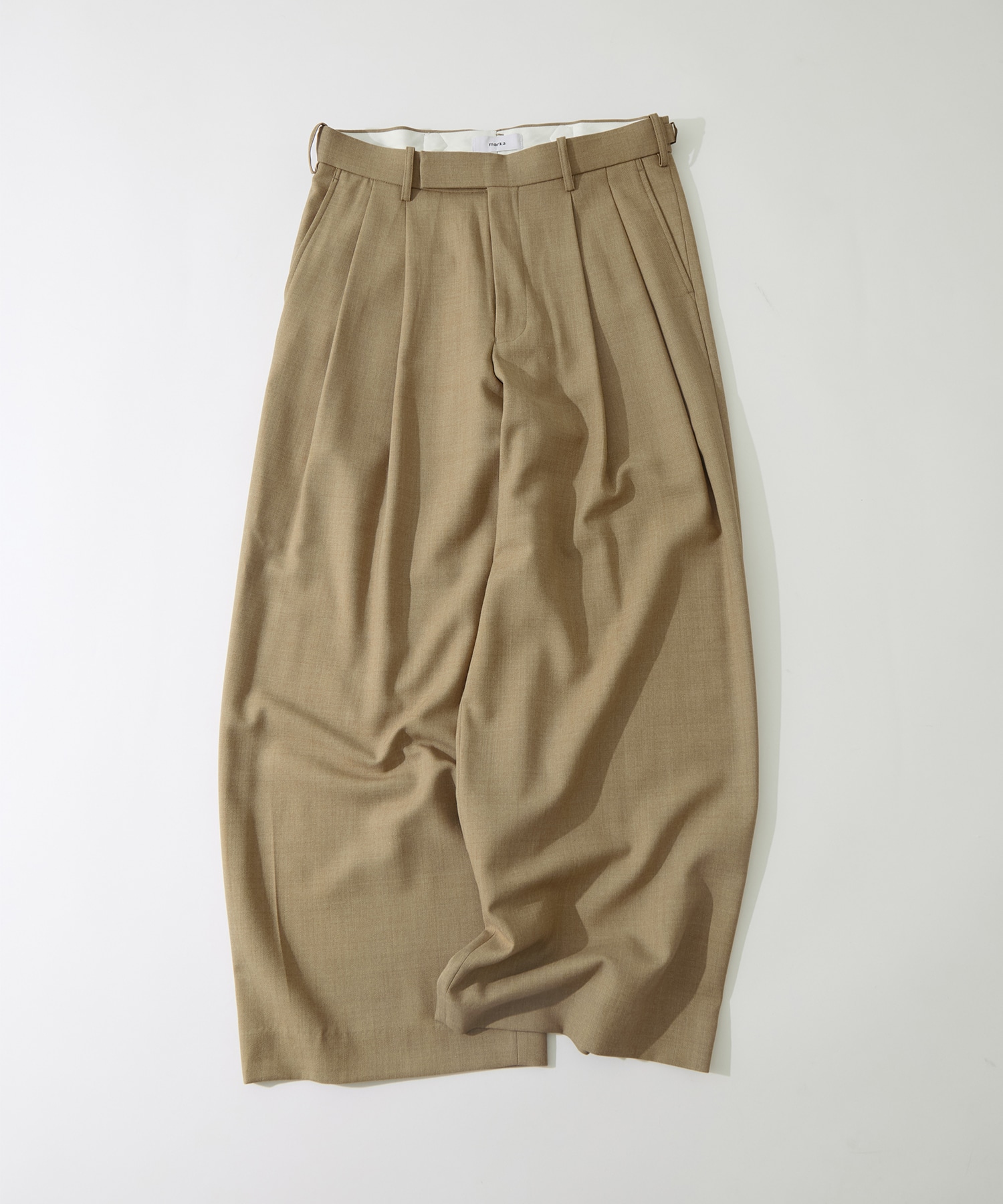 DOUBLE PLEATED BUGGY TROUSERS marka