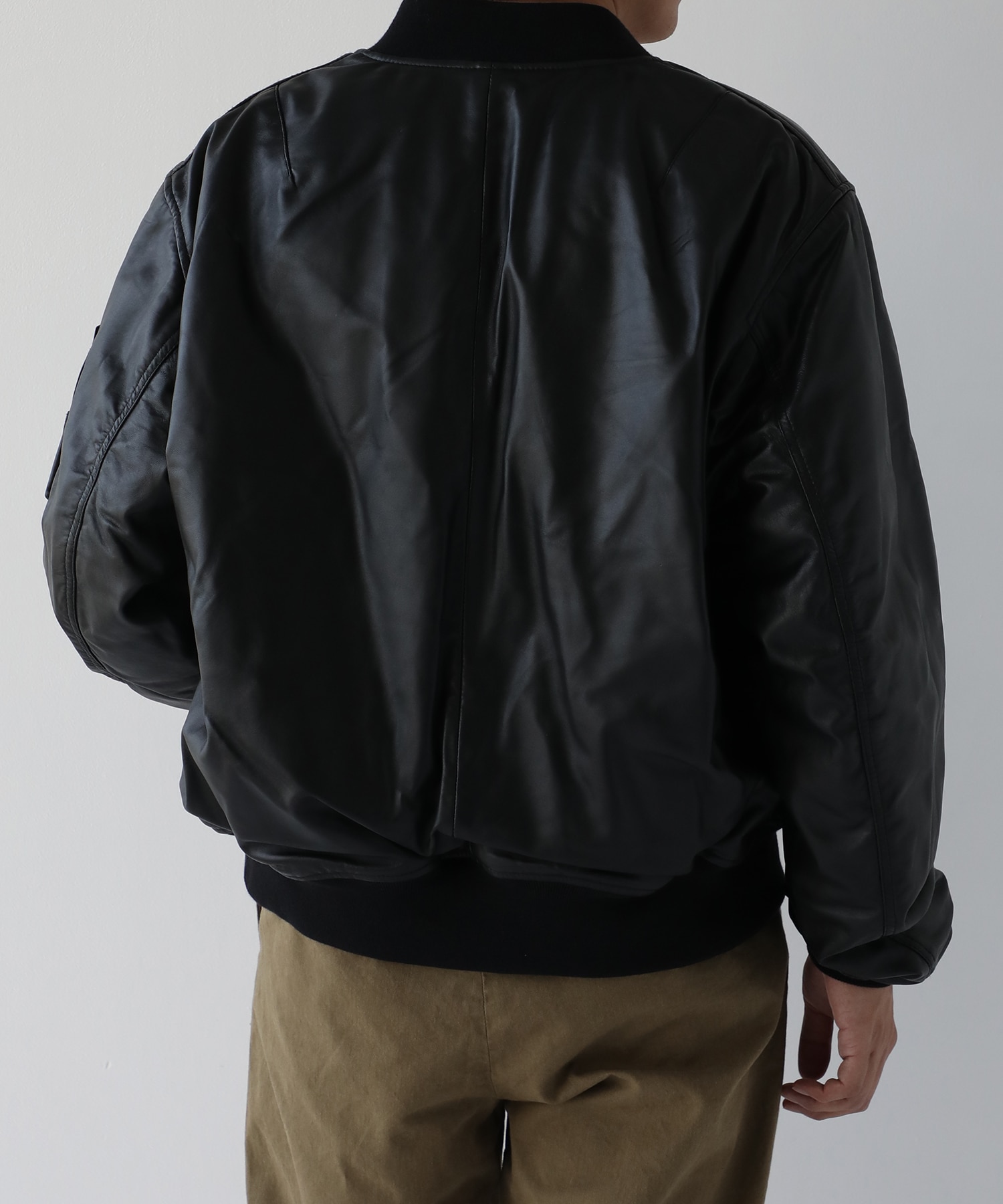 MA-1 LEATHER BLOUSON -Sheep Leather- SEVEN BY SEVEN