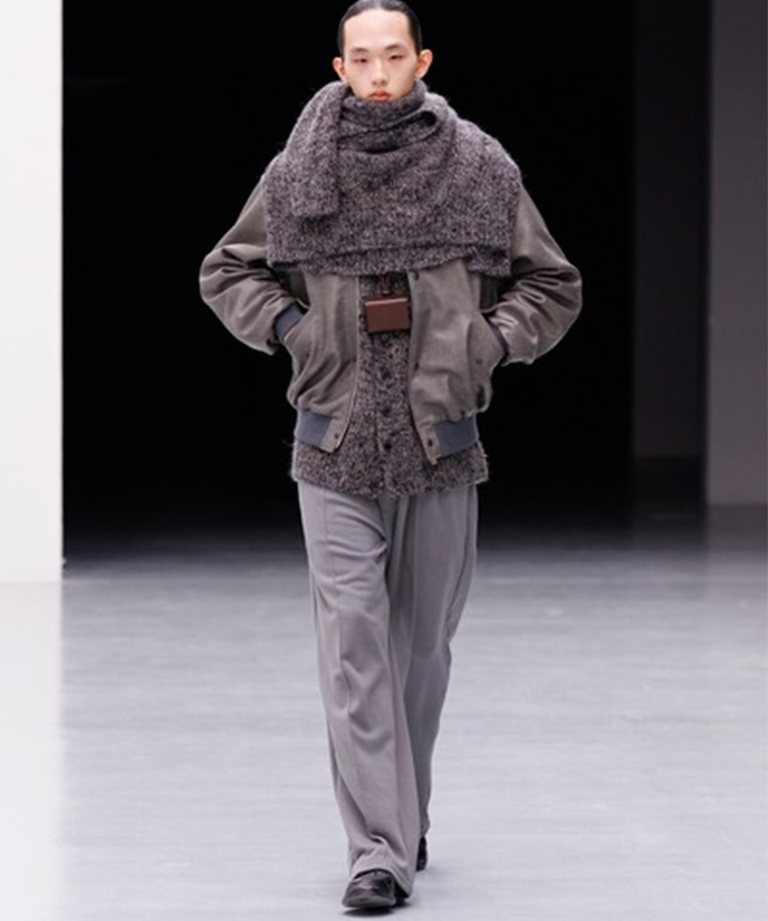 Lamb Leather Bomber Jacket YOKE