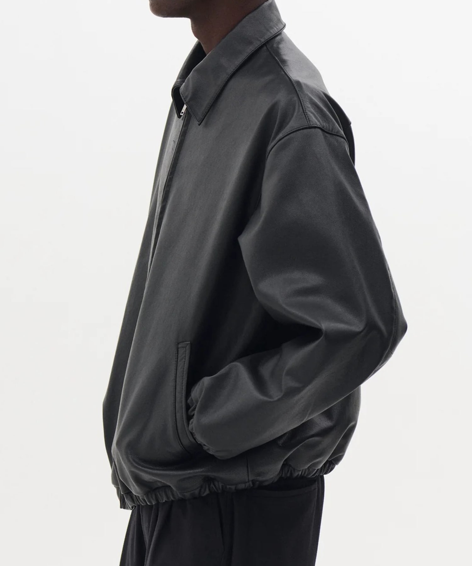 Calf Leather Sports Jacket YOKE