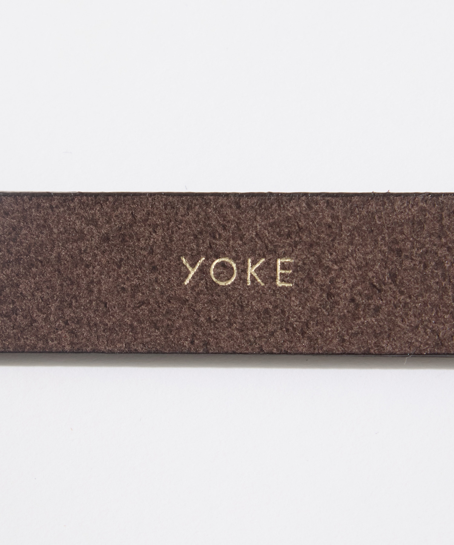 Double Buckel Leather Belt YOKE