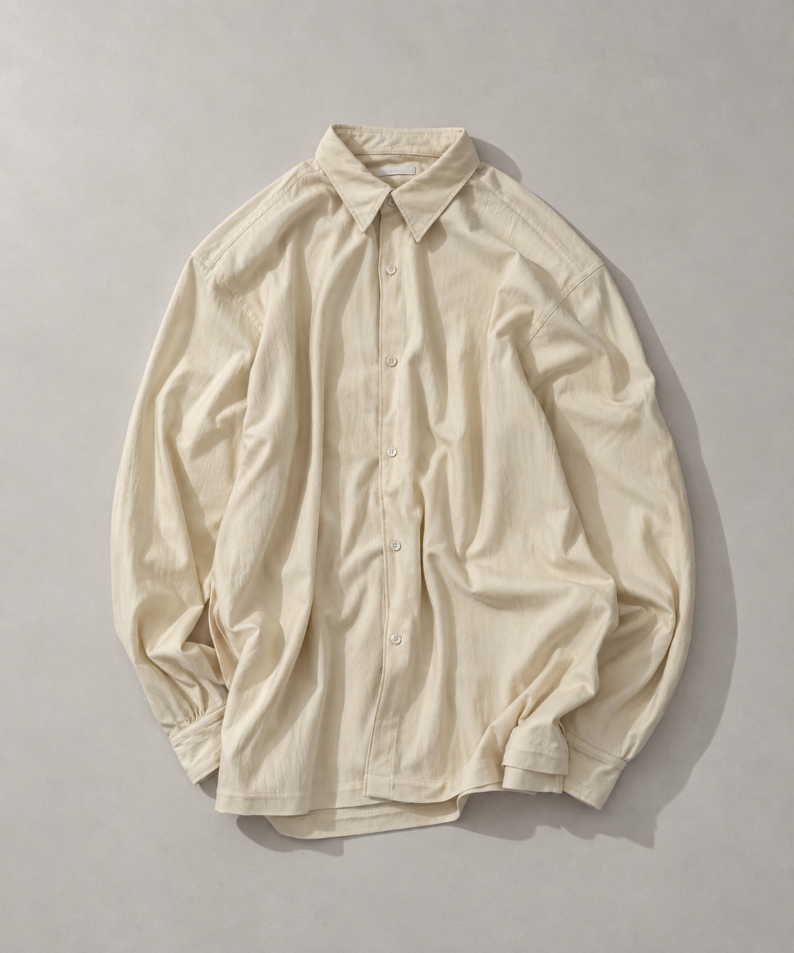別注 36G Wool Fulling Stripe Modest Shirt KANEMASA PHIL.