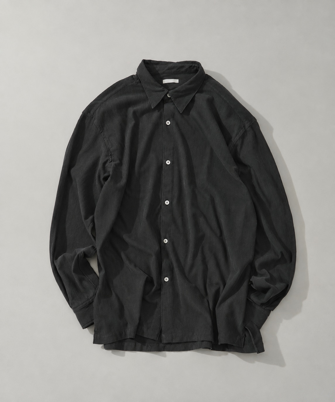 別注 36G Wool Fulling Stripe Modest Shirt KANEMASA PHIL.