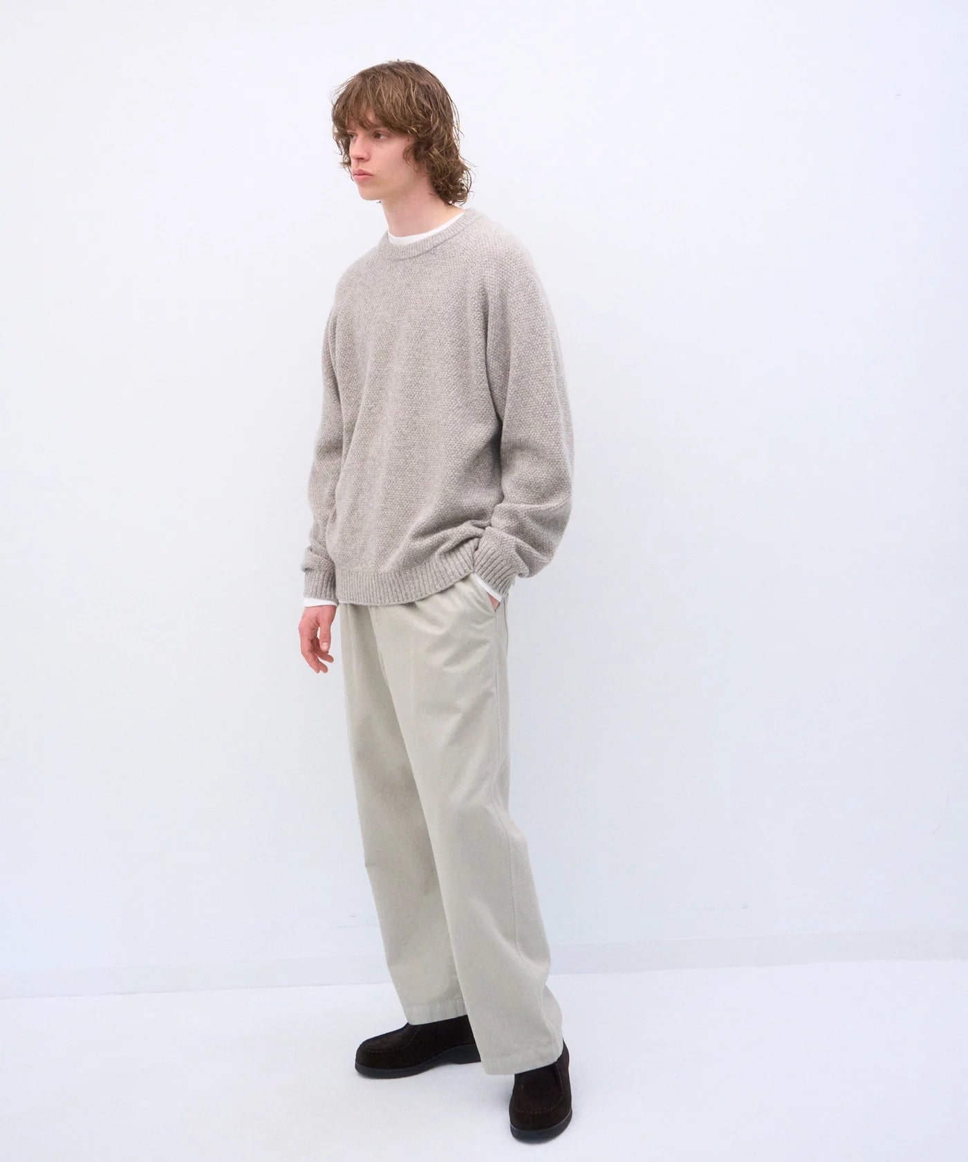 LAMBS WOOL CREWNECK SWEATER ATON