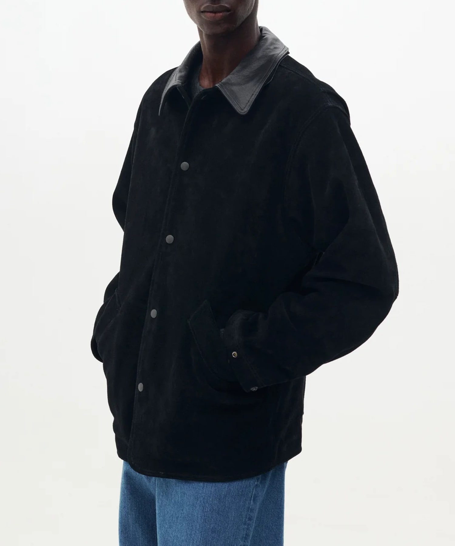 Brushed Cow Suede Work Jacket YOKE