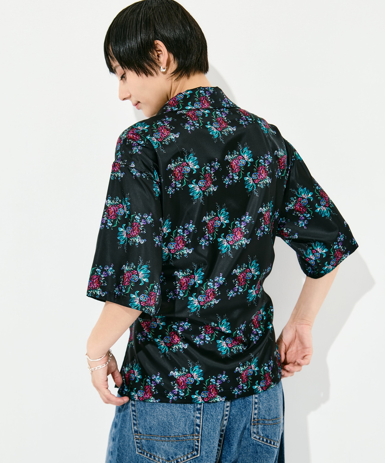 flower satin SH FUMIE=TANAKA