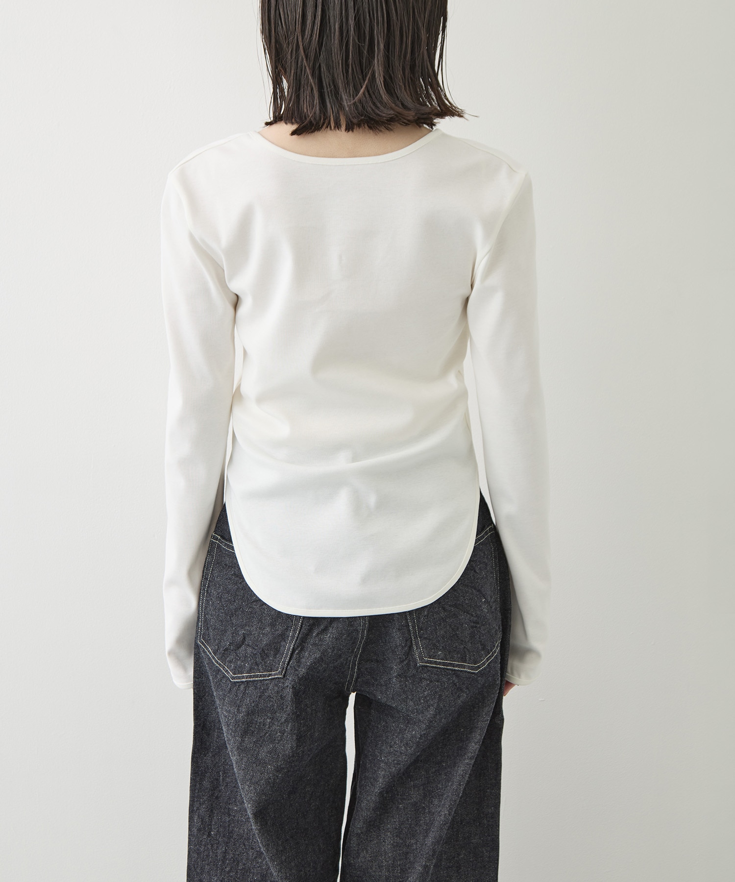 Sanfokin Cotton 2way L/S T-shirt WRAPINKNOT