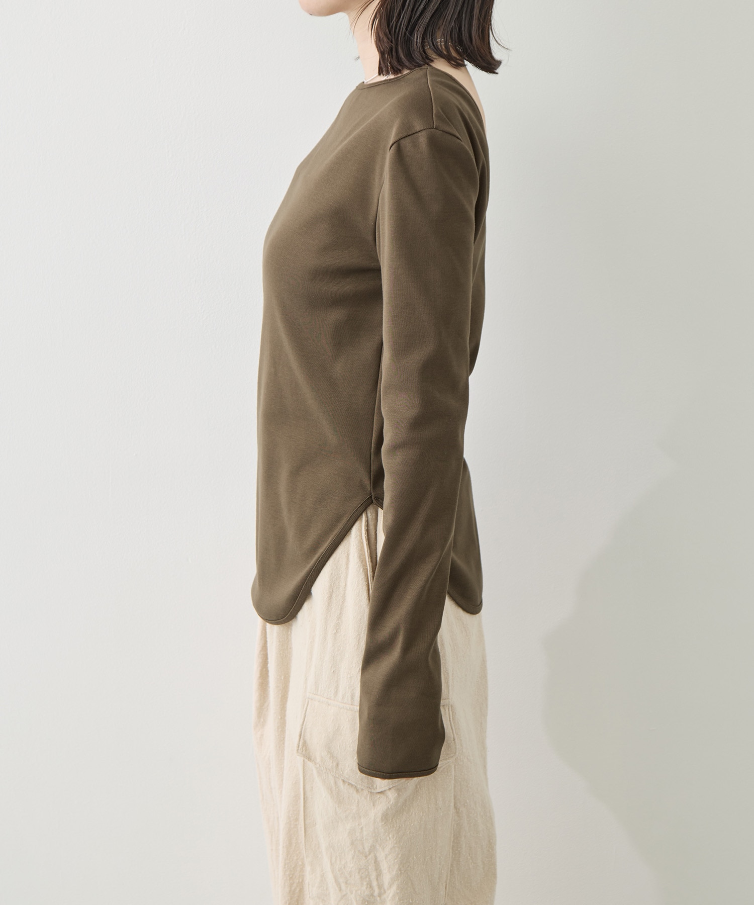 Sanfokin Cotton 2way L/S T-shirt WRAPINKNOT