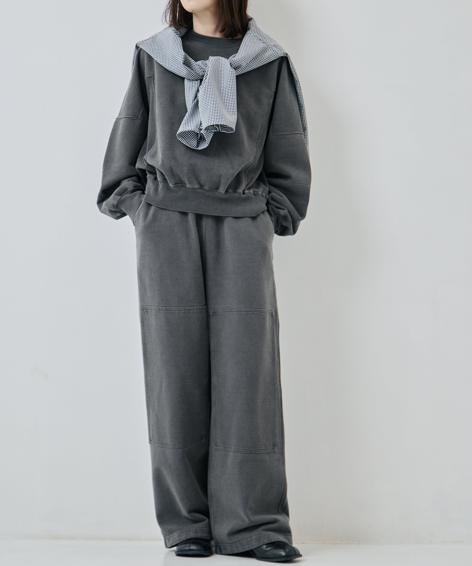 Light Sweat Double-knee pants blurhms