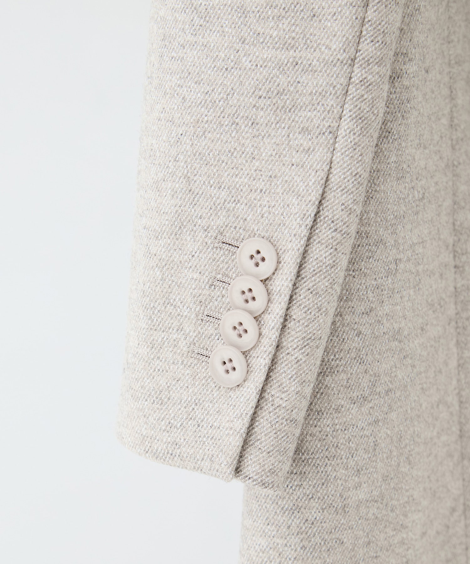 ミックスウールツイードダブルジャケット KEY TIMEZ