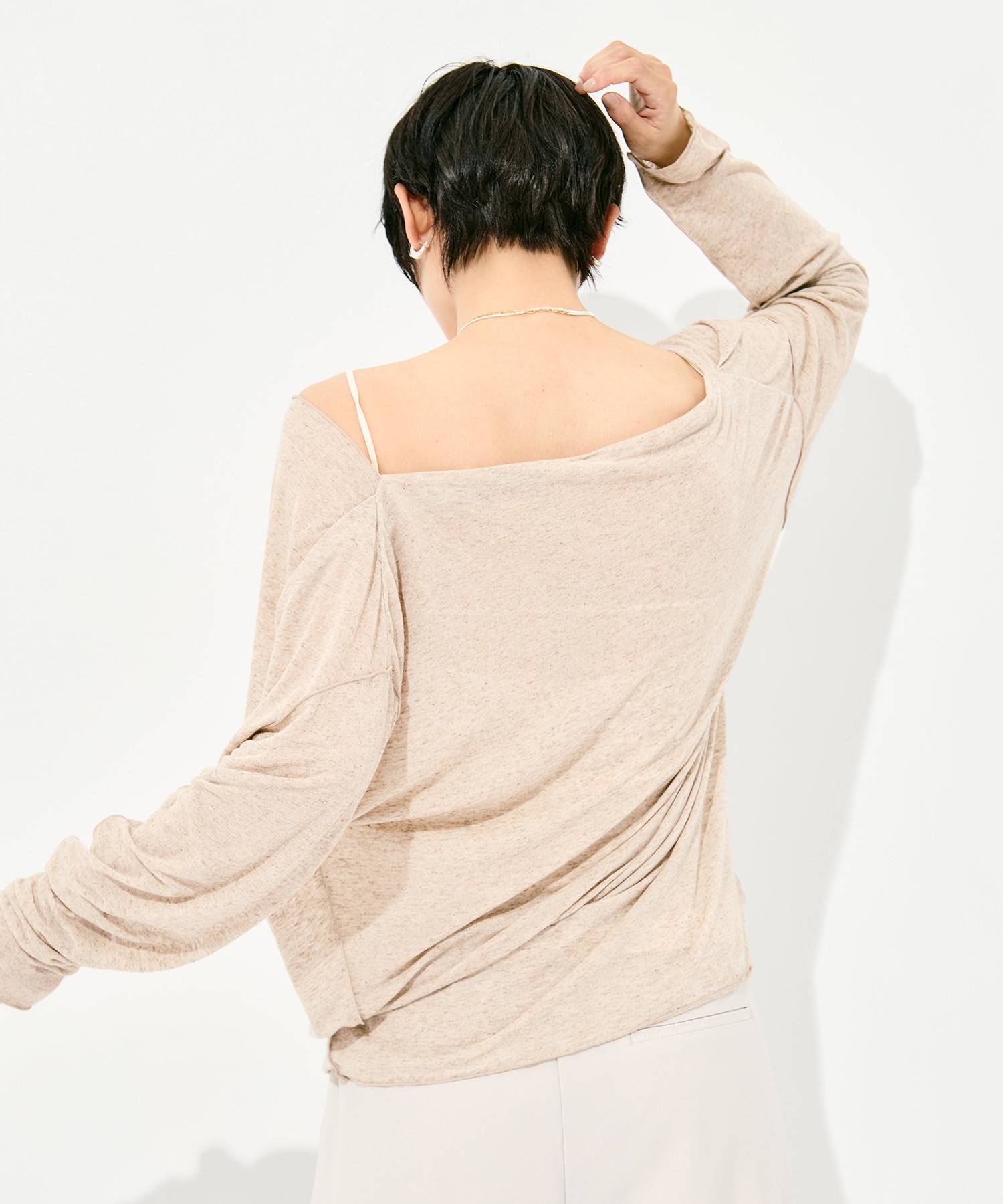 Draped Long Sleeve Pull Over GOOD PEOPLE GOOD STITCHING GOOD PRODUCT