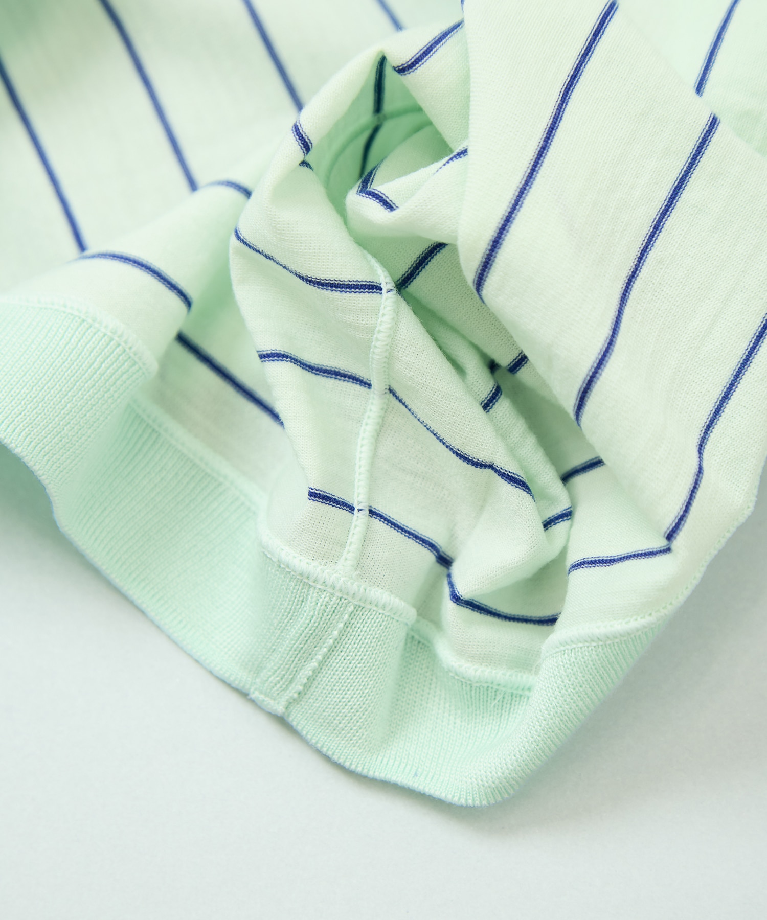 Dual Stripe Knit Half Sleeve Polo GOOD PEOPLE GOOD STITCHING GOOD PRODUCT