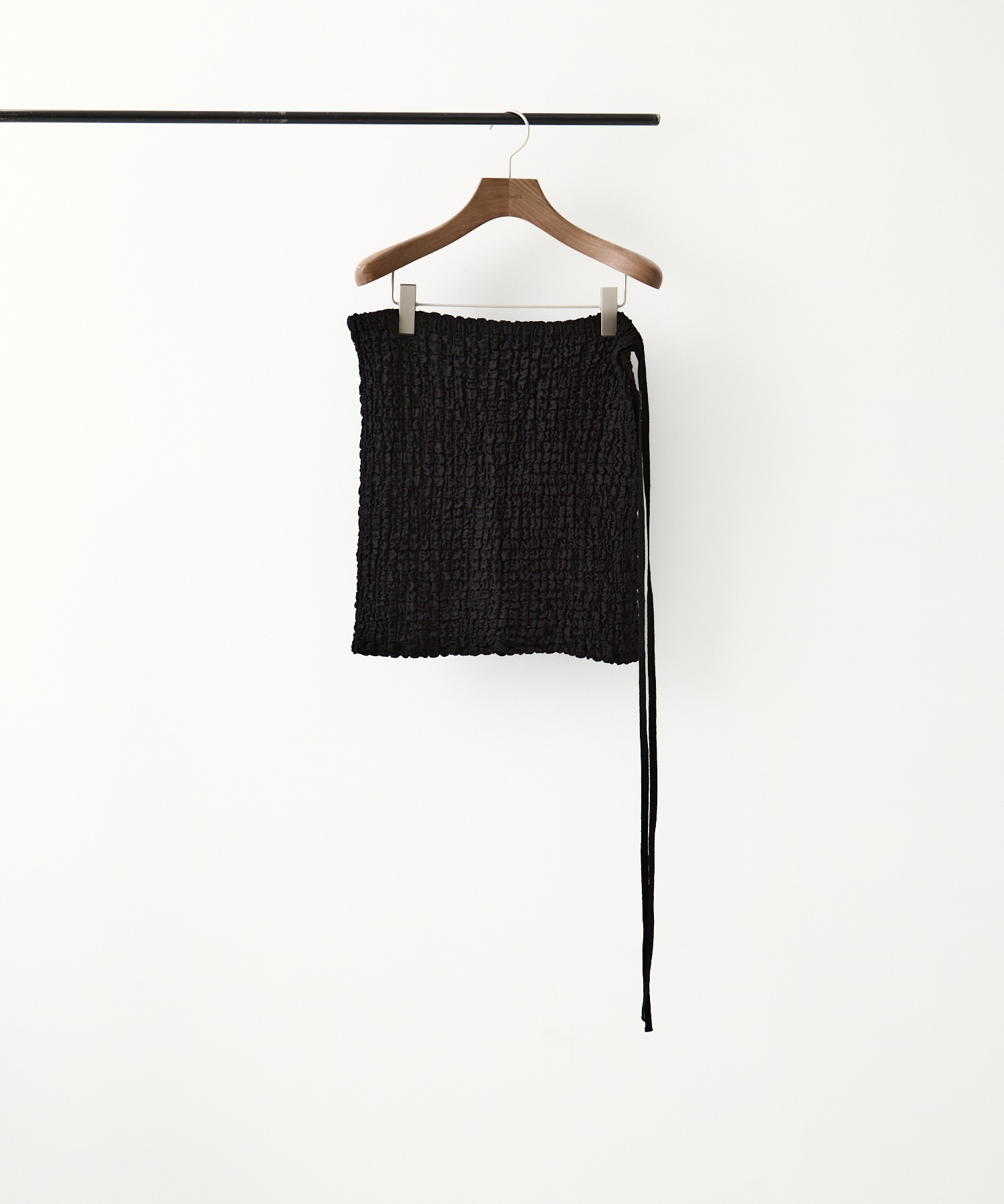 Shrink Lace Apron-Layered Flare Pants PHEENY