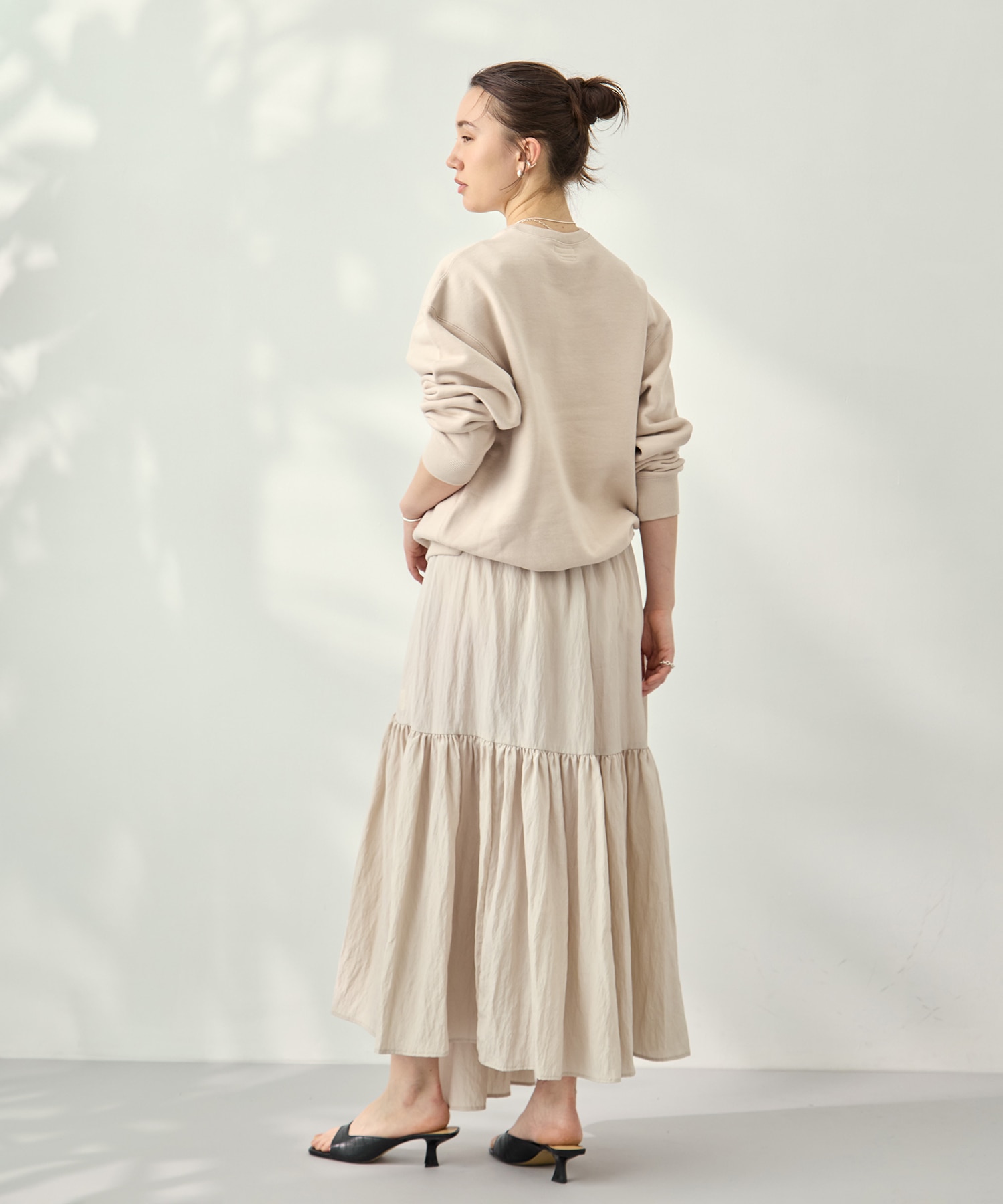 Viscose washer gather skirt 08sircus