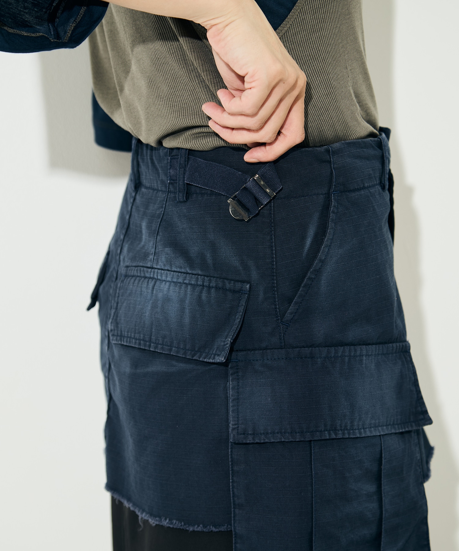 Cargo Layered Skirt INSCRIRE