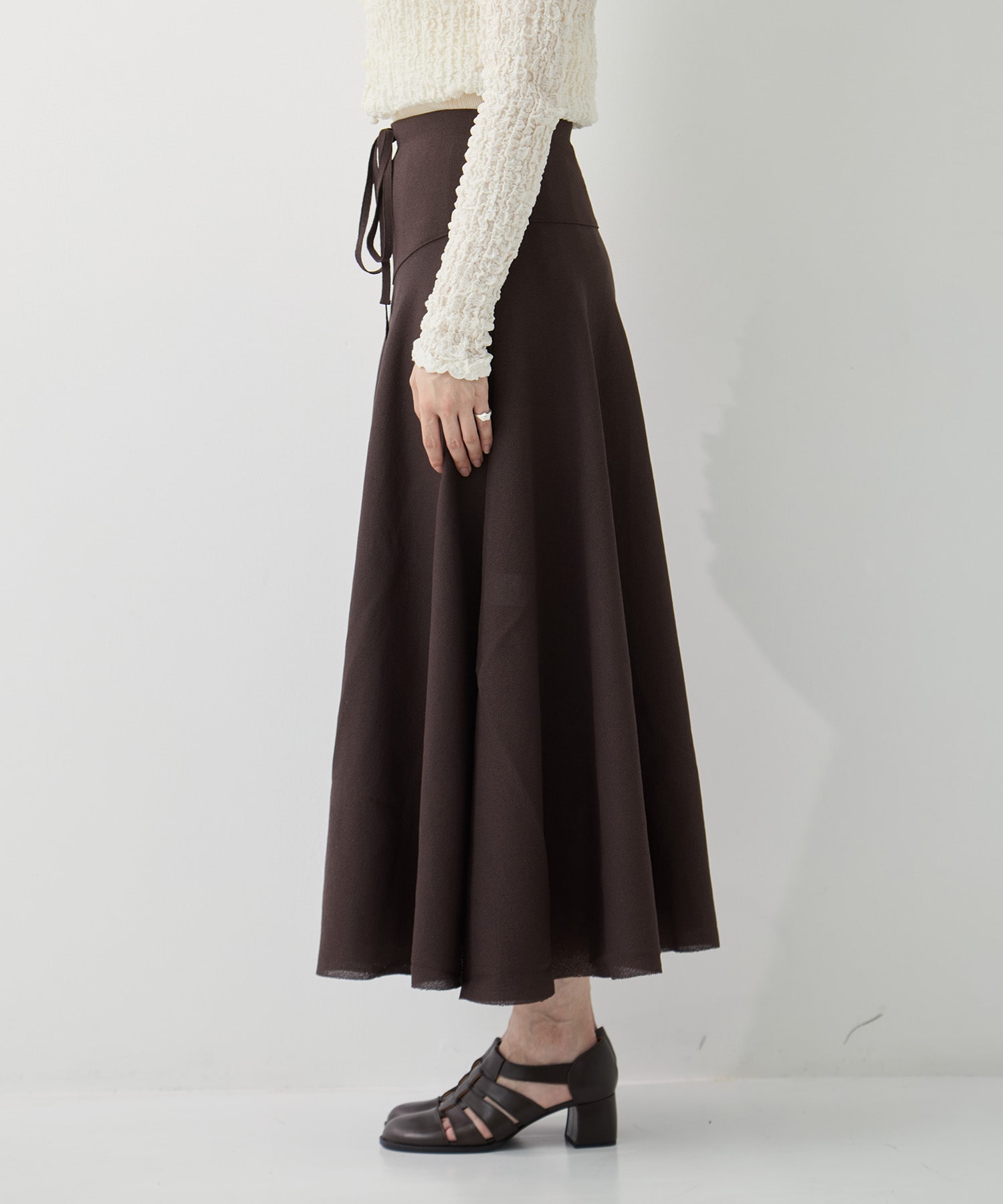 Dry Knit Flare Skirt WRAPINKNOT