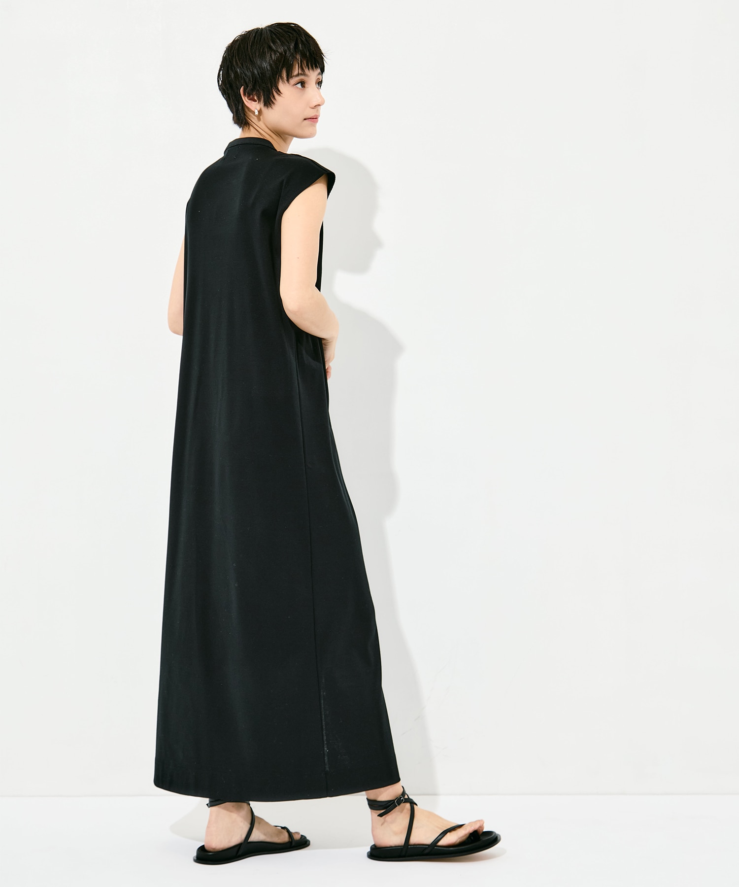 Sanfokin Cotton Bosom sleeveless dress WRAPINKNOT