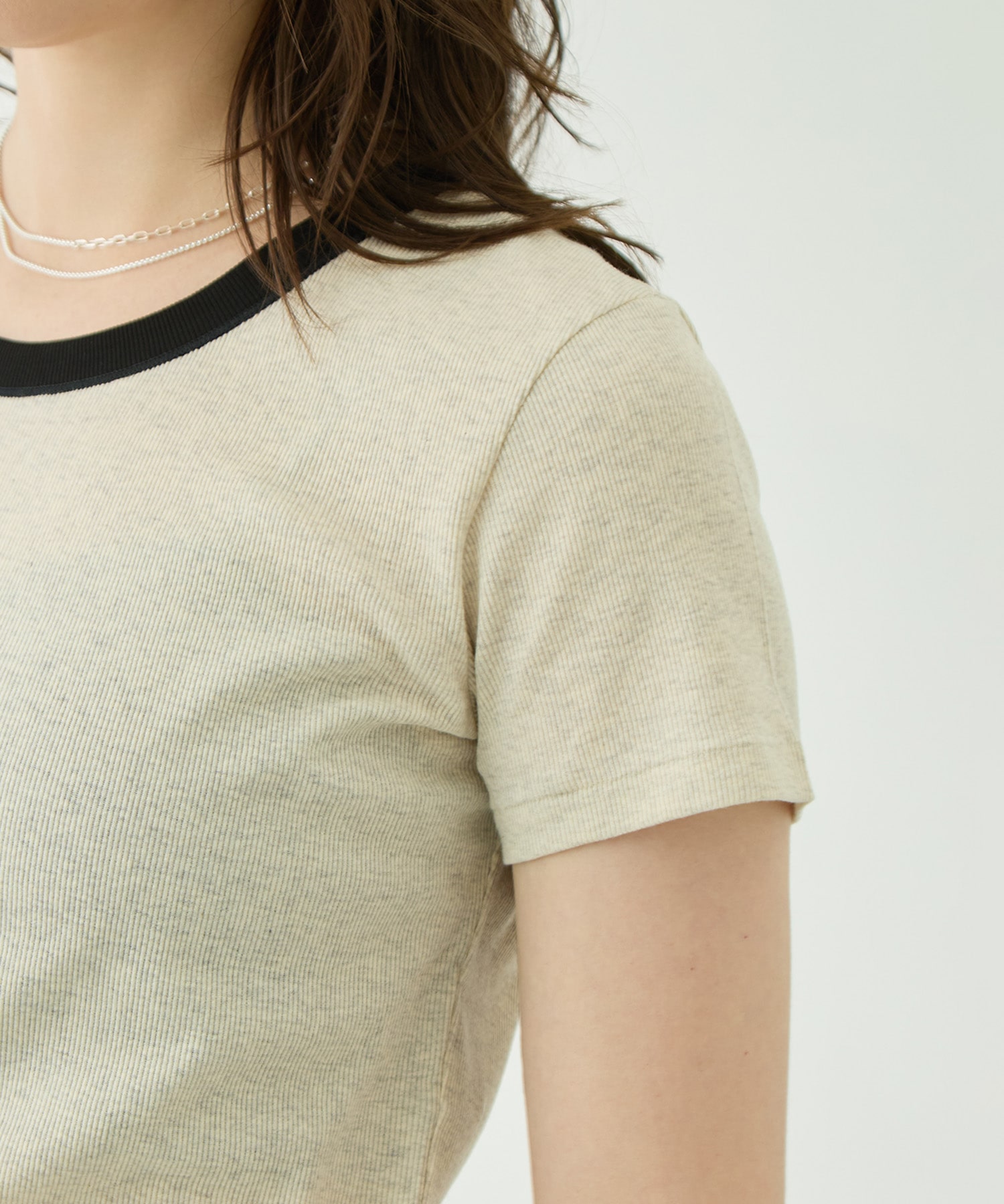 Contrast Trim Short Sleeve T GOOD PEOPLE GOOD STITCHING GOOD PRODUCT