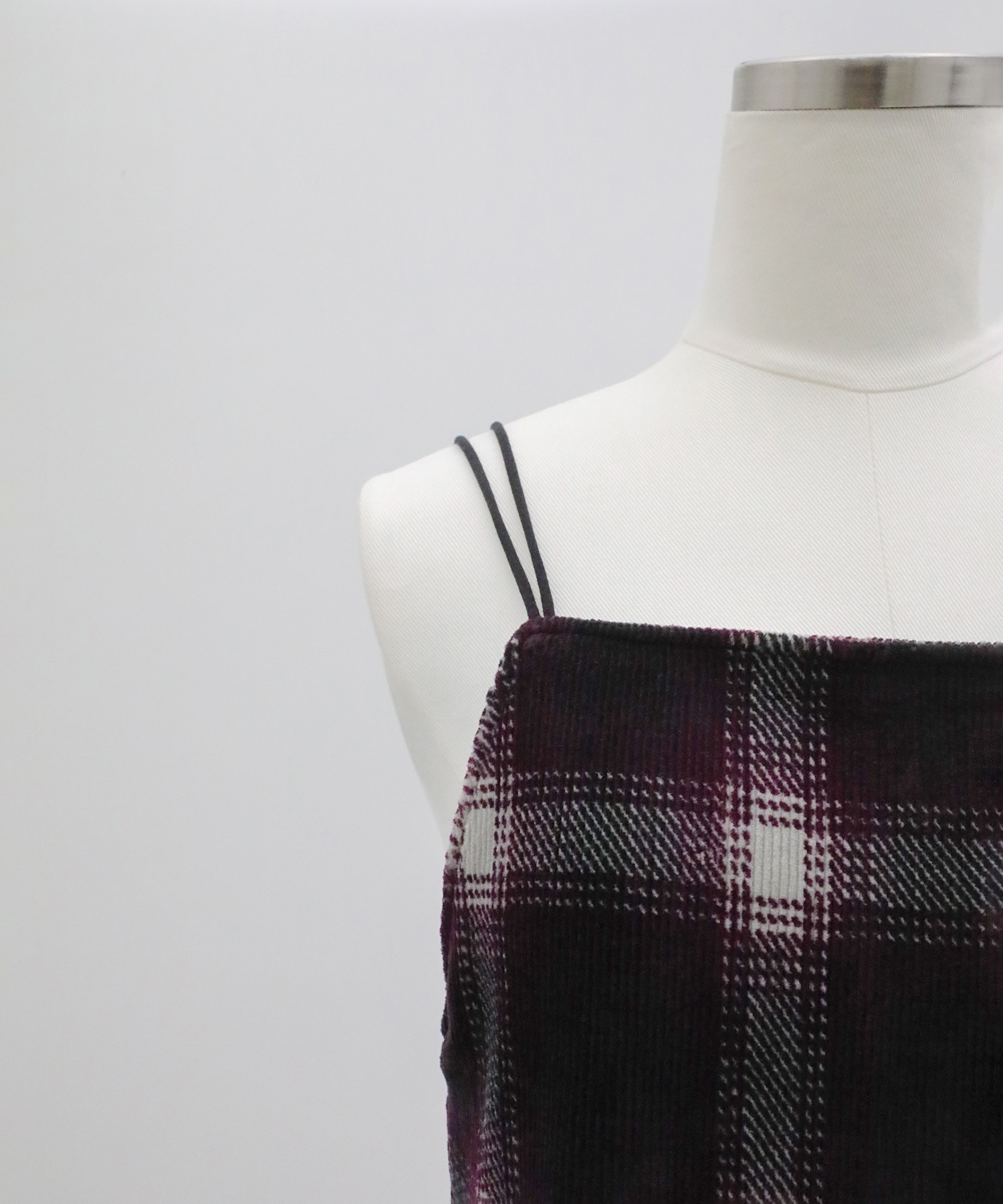 別注Ombre Check Camisole Dress PHEENY