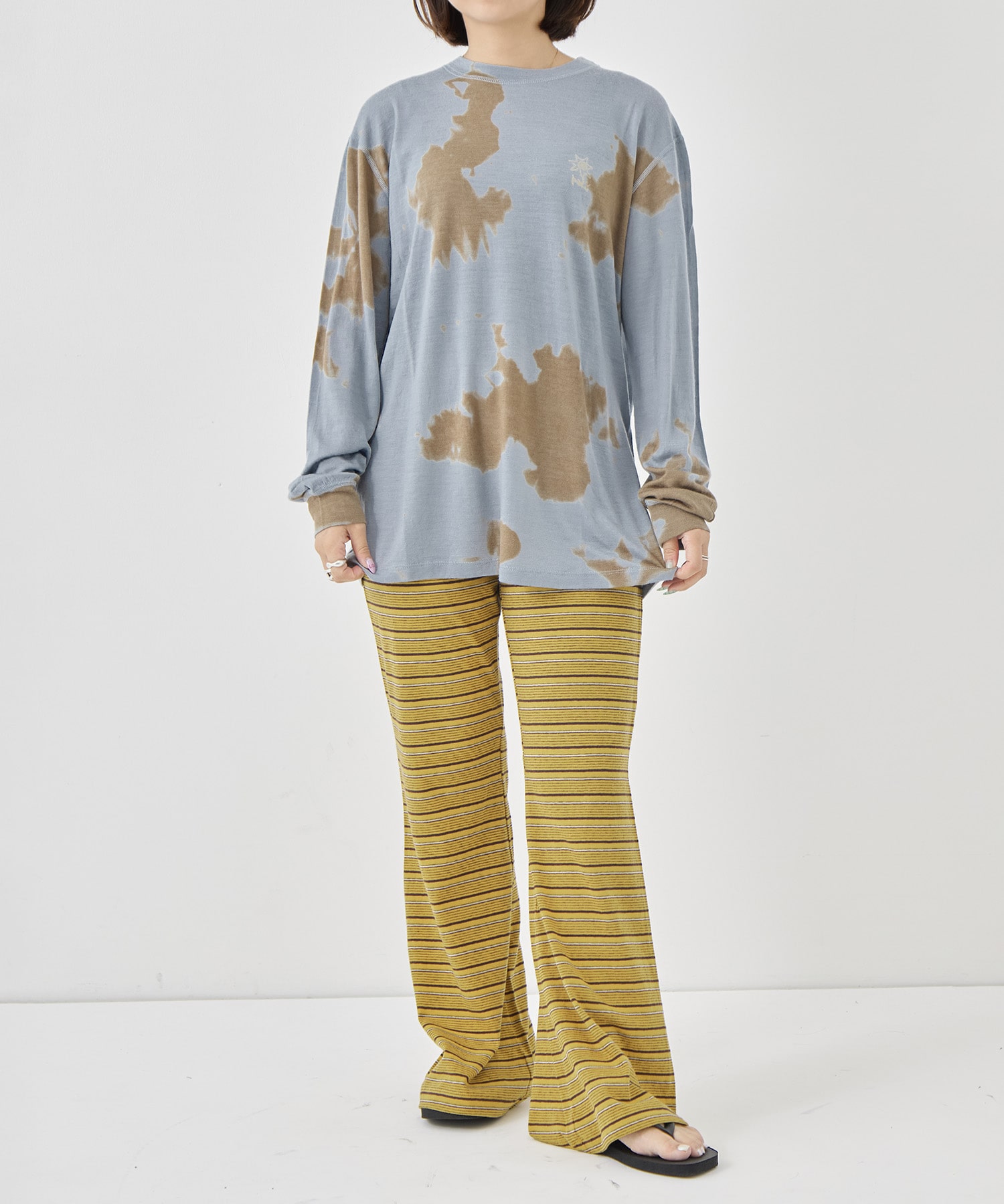 Merino Wool Dyed L/S Tee PHEENY