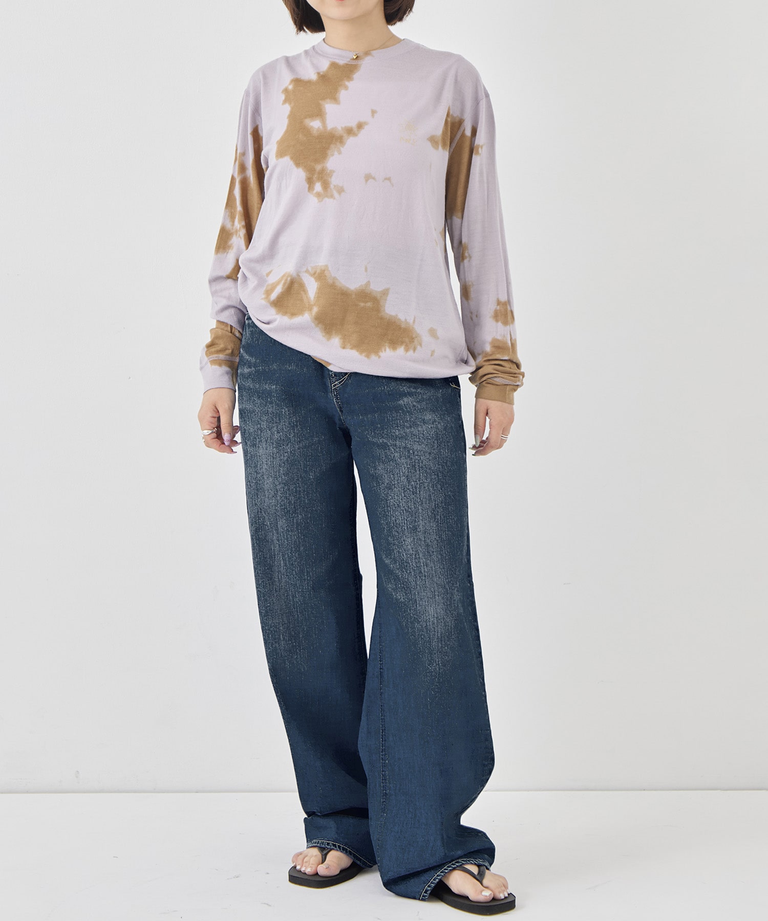 Merino Wool Dyed L/S Tee PHEENY