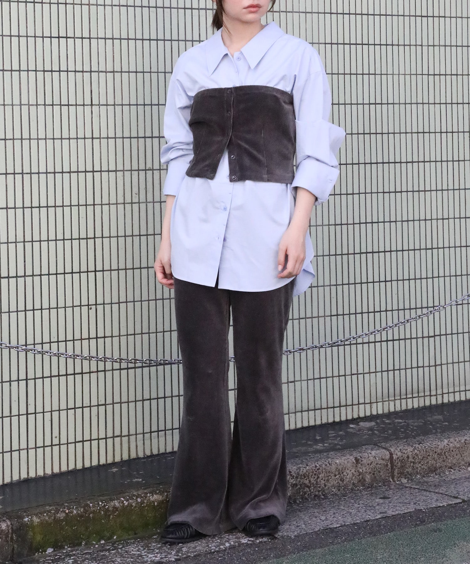 別注Stretch Corduroy Bustier PHEENY