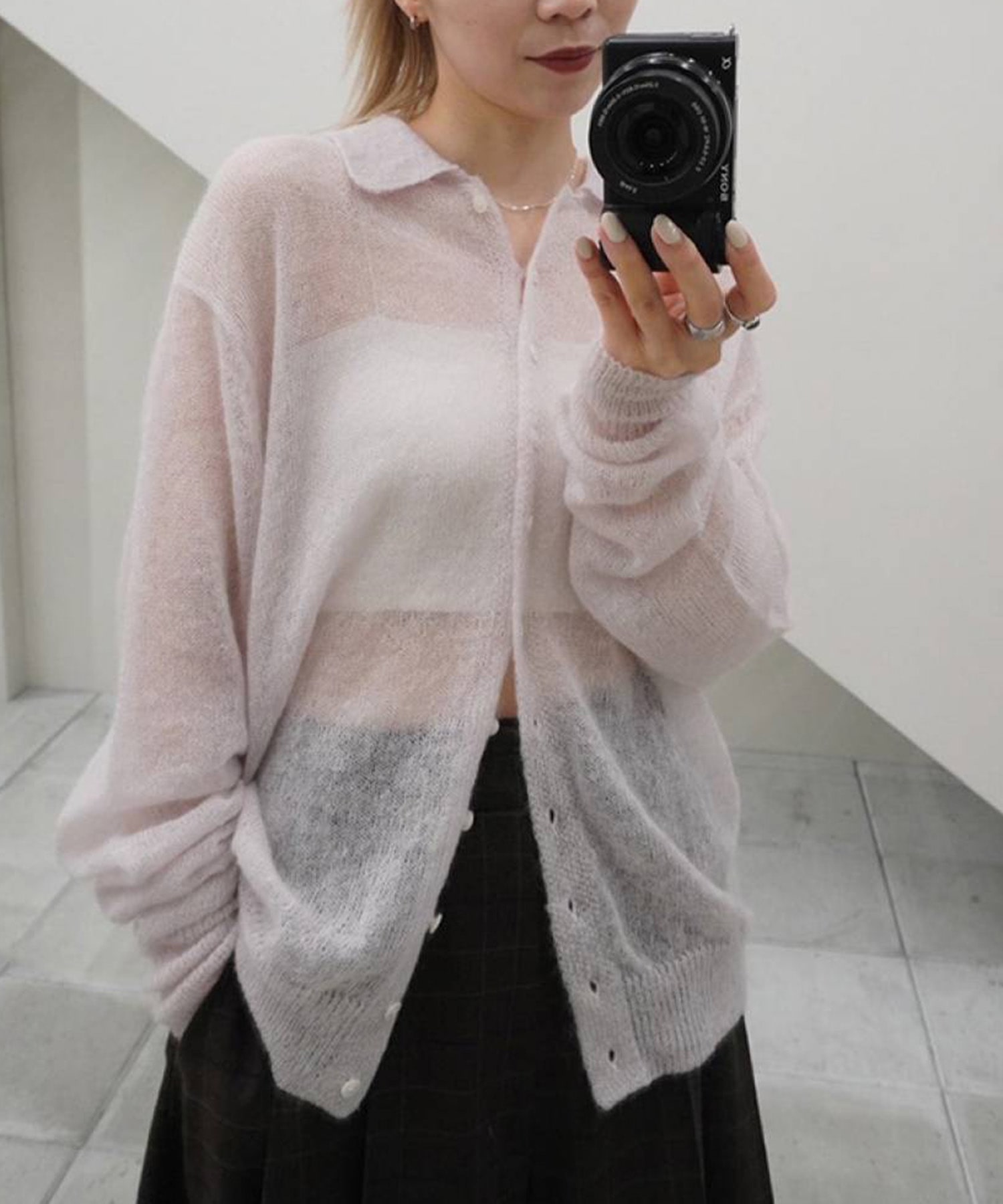 Soft Mohair Cardigan TODAYFUL