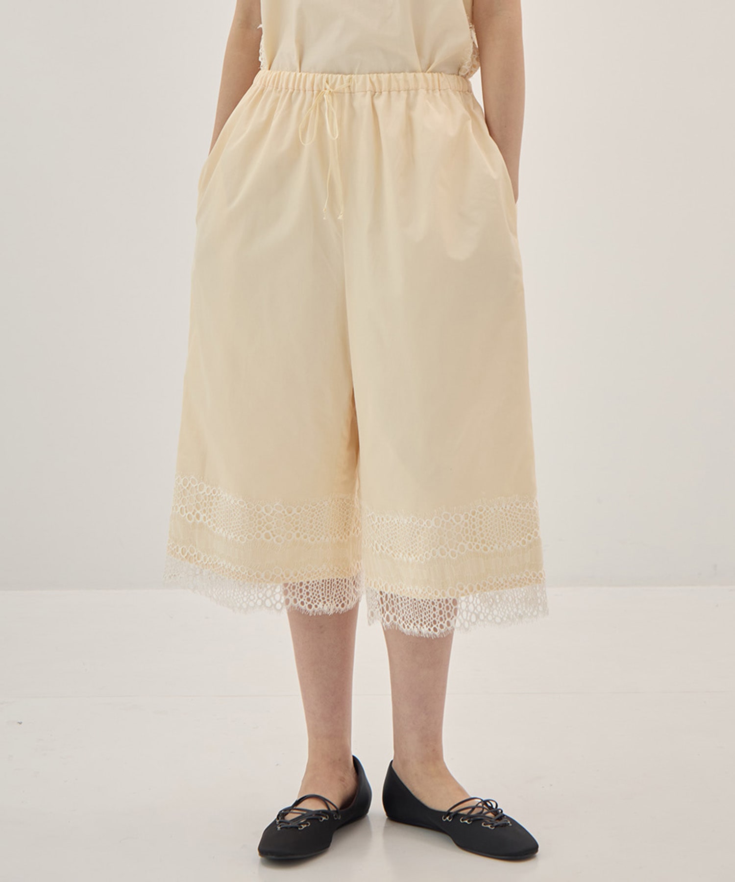 INTER LACE HALF PANTS muller of yoshiokubo