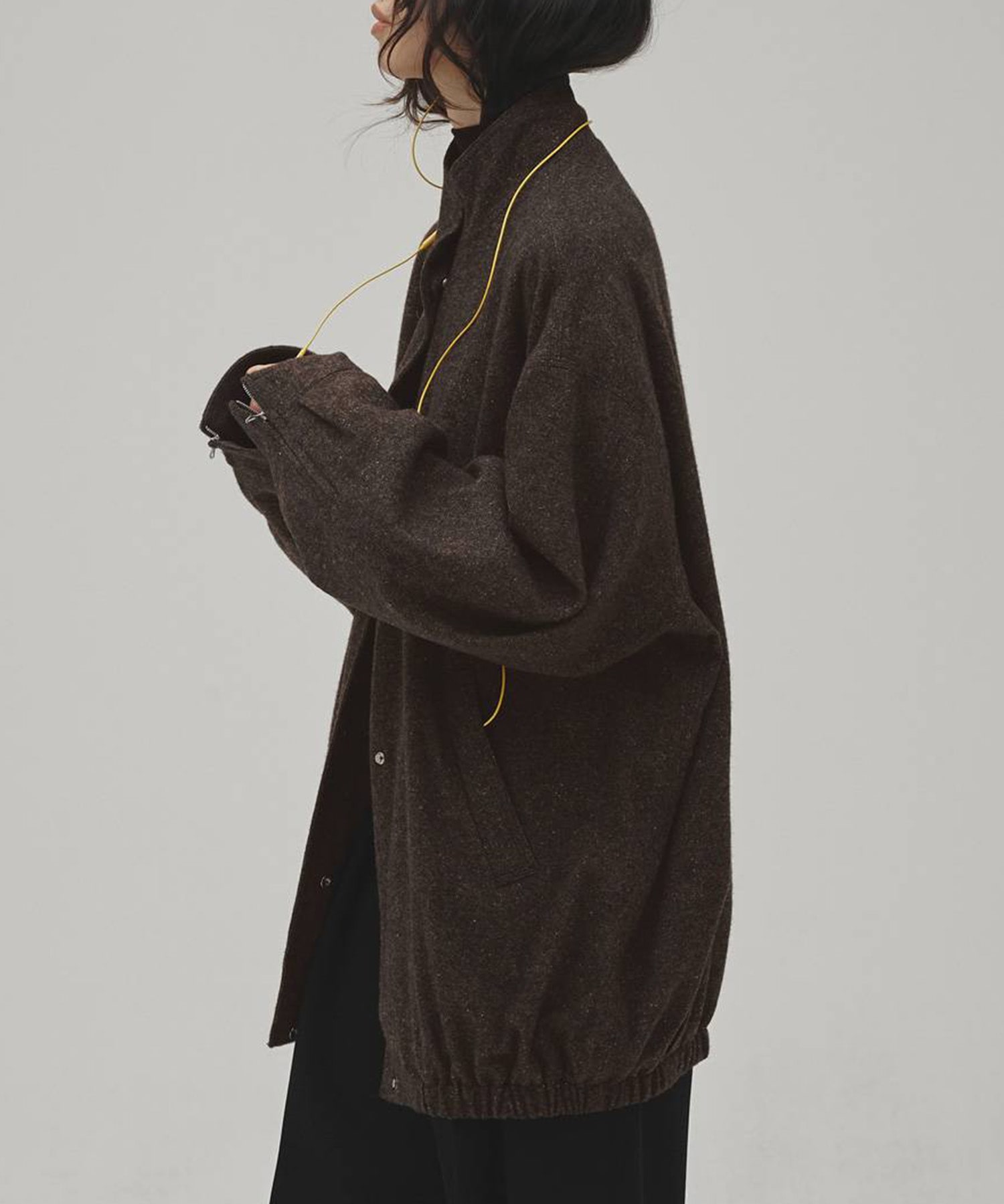 Silknep Tweed Blouson TODAYFUL