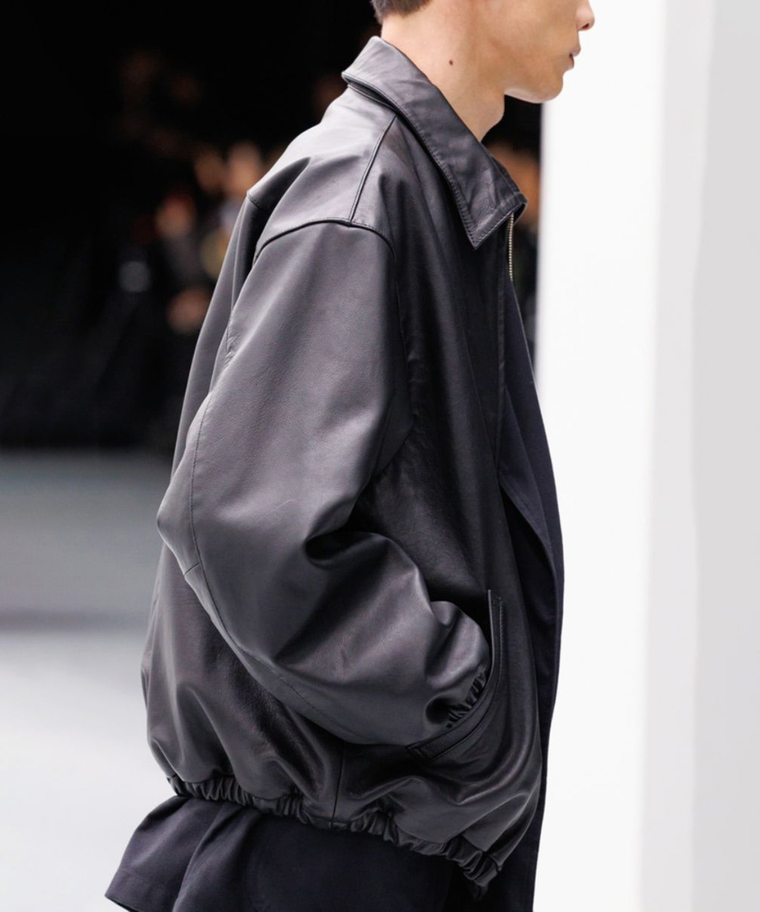 Calf Leather Sports Jacket YOKE